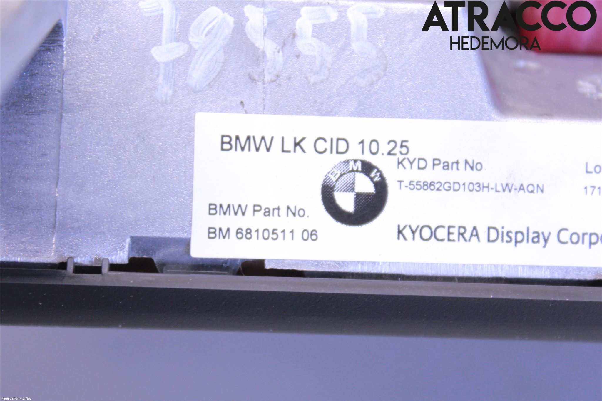 BMW 5 G30/G31/F90 17-23 Instr Skjerm Dvd-Gps-Ac-Tlf