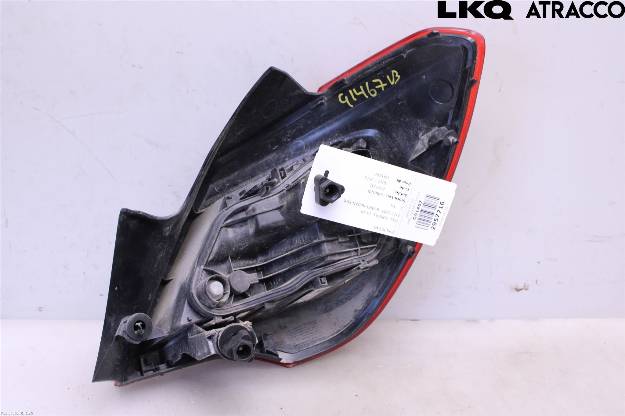 Opel CORSA E 15-19 Baklykt Venstre