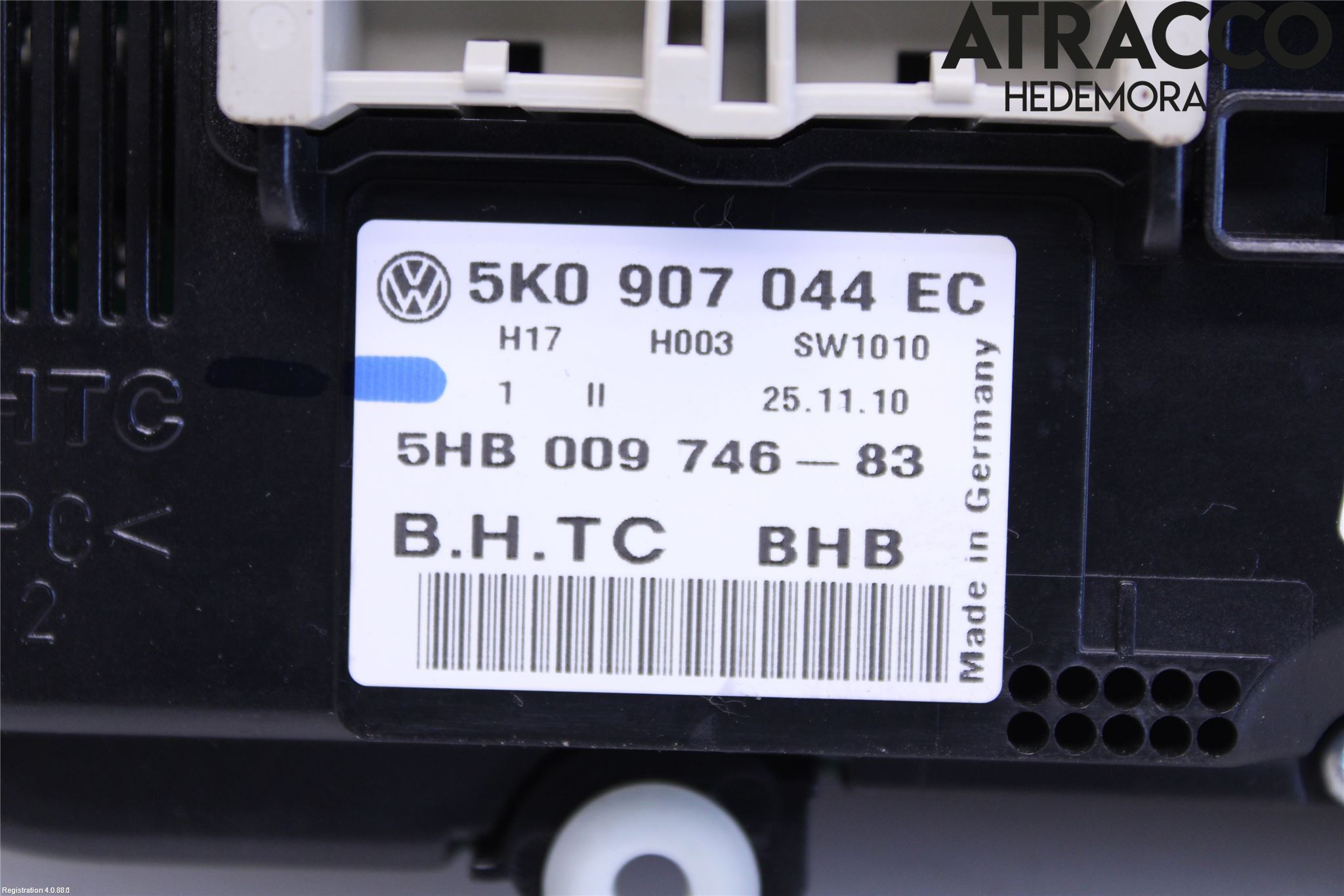 Volkswagen VW TIGUAN 07-16 Varme Ac Betjening-Display