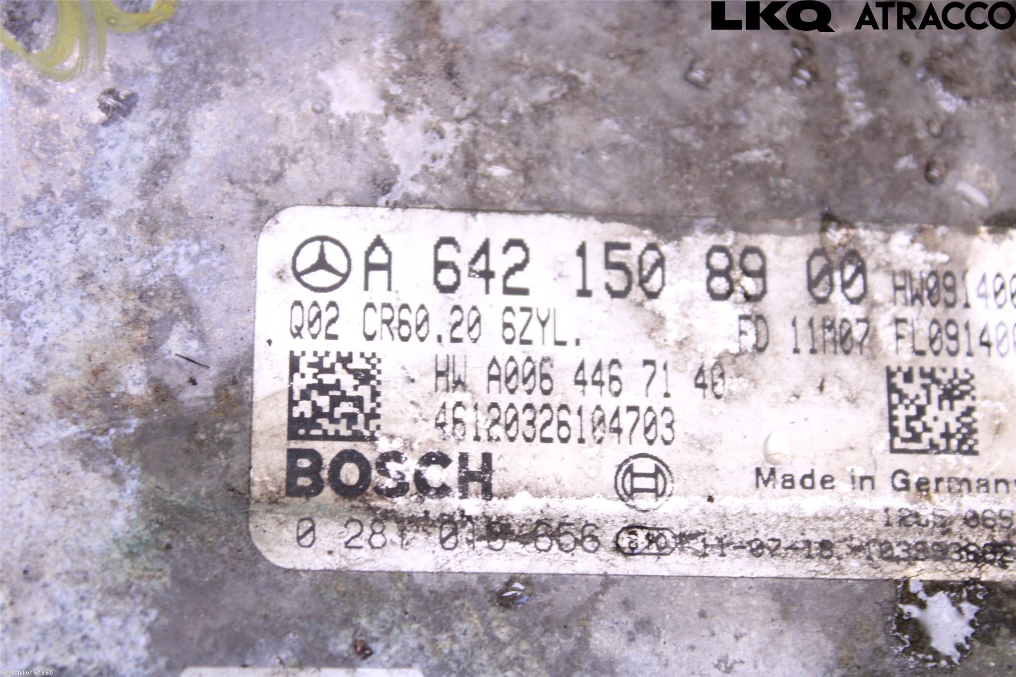 Mercedes-Benz MB E-KLASS (W212) 09-16 Styreenhet Dieselpumpe