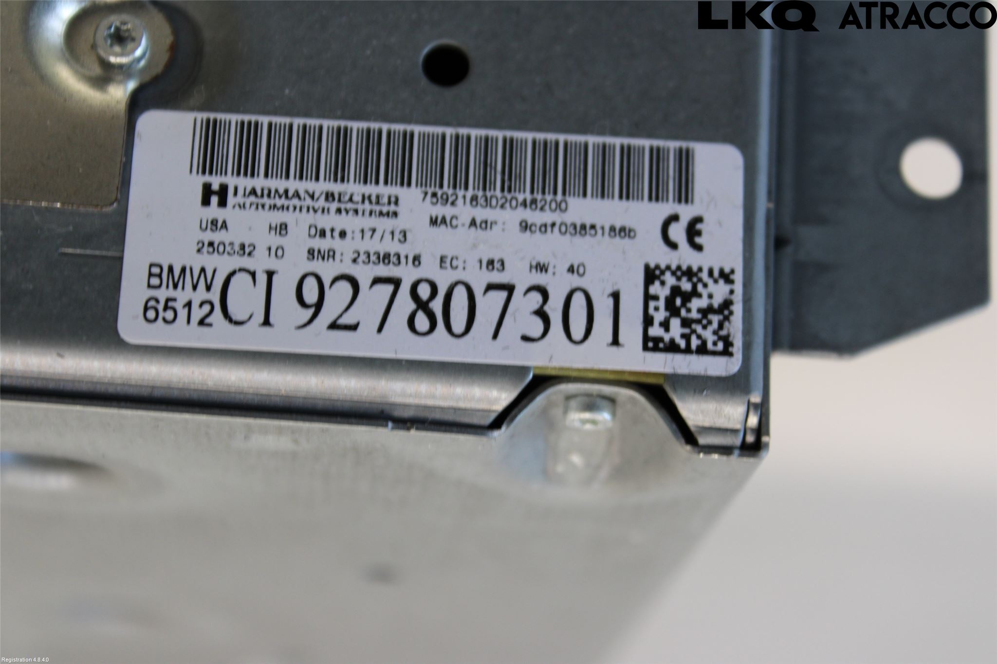 BMW X5 E70 07-13 Stereo Radio Med Cd