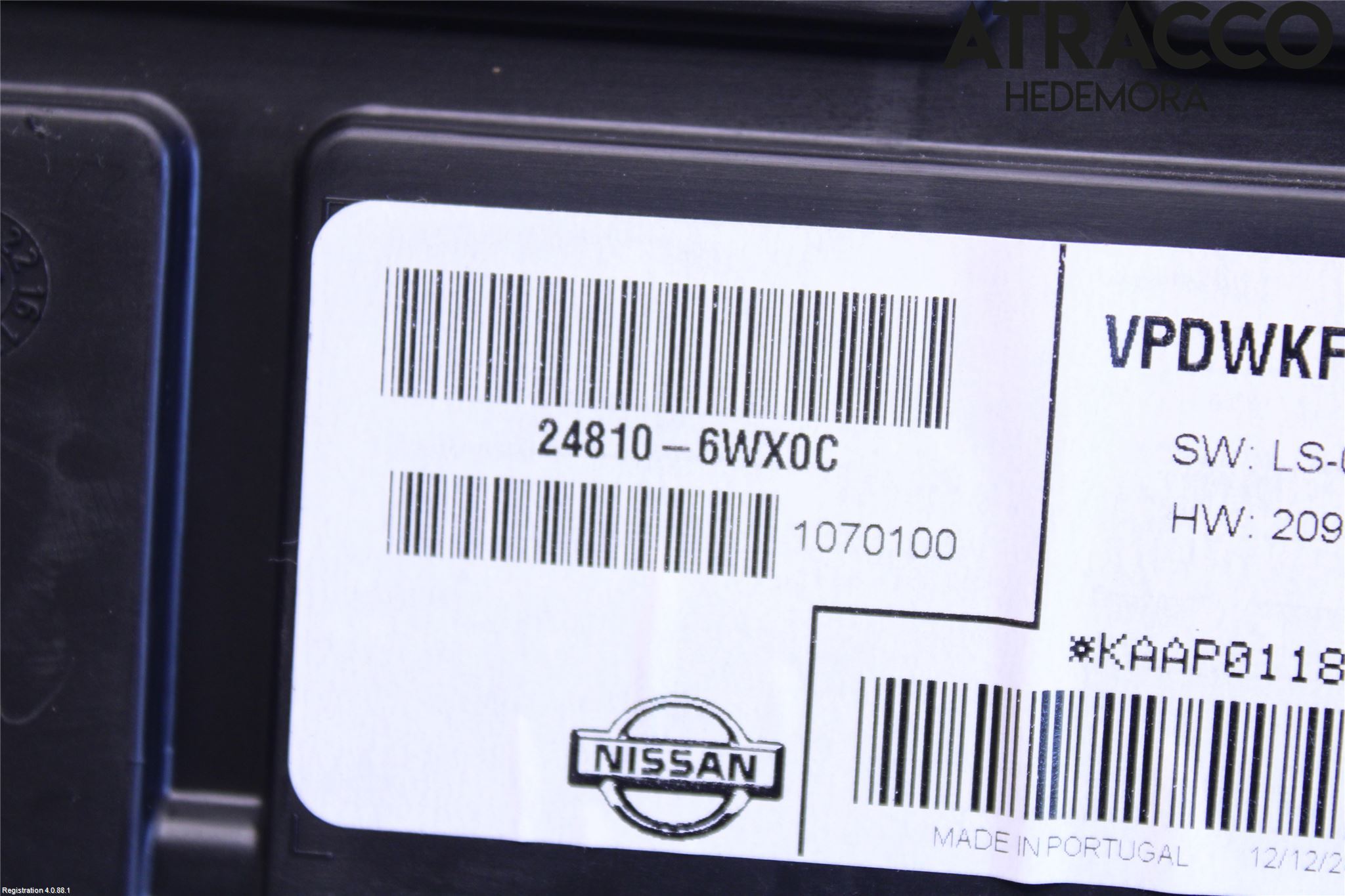 Nissan E-NV200/EVALIA Instr Kombinert