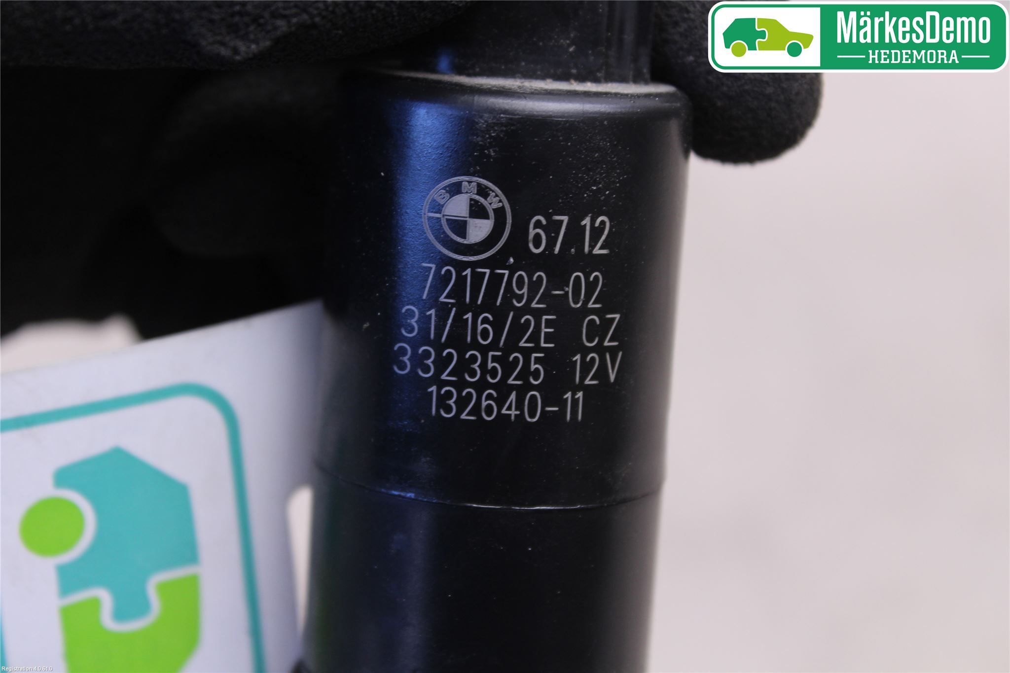 BMW 5 F10/F11/F18 09-17 Spylerpumpe Høytrykk
