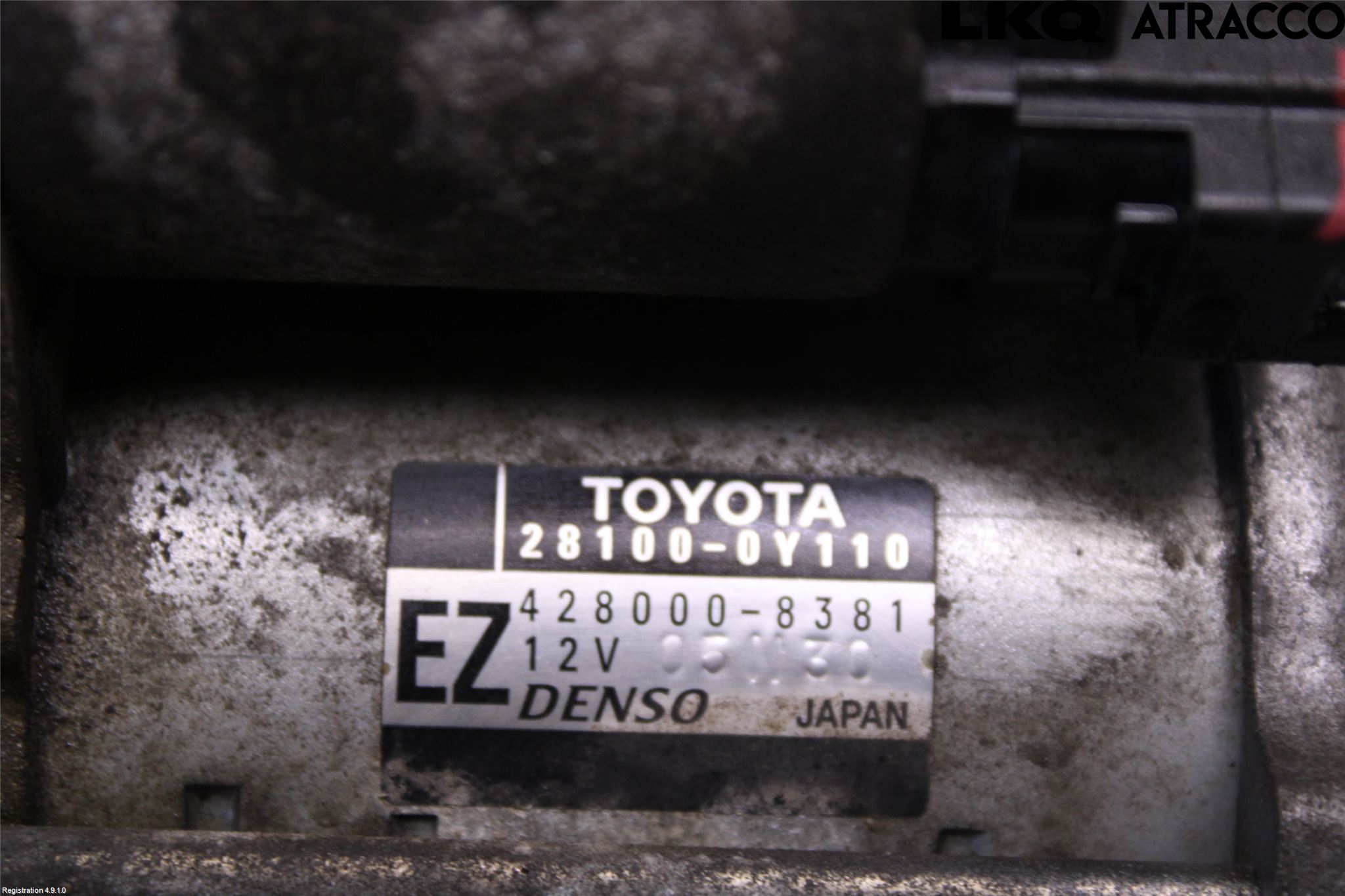 Toyota YARIS XP130 12-14 Startmotor