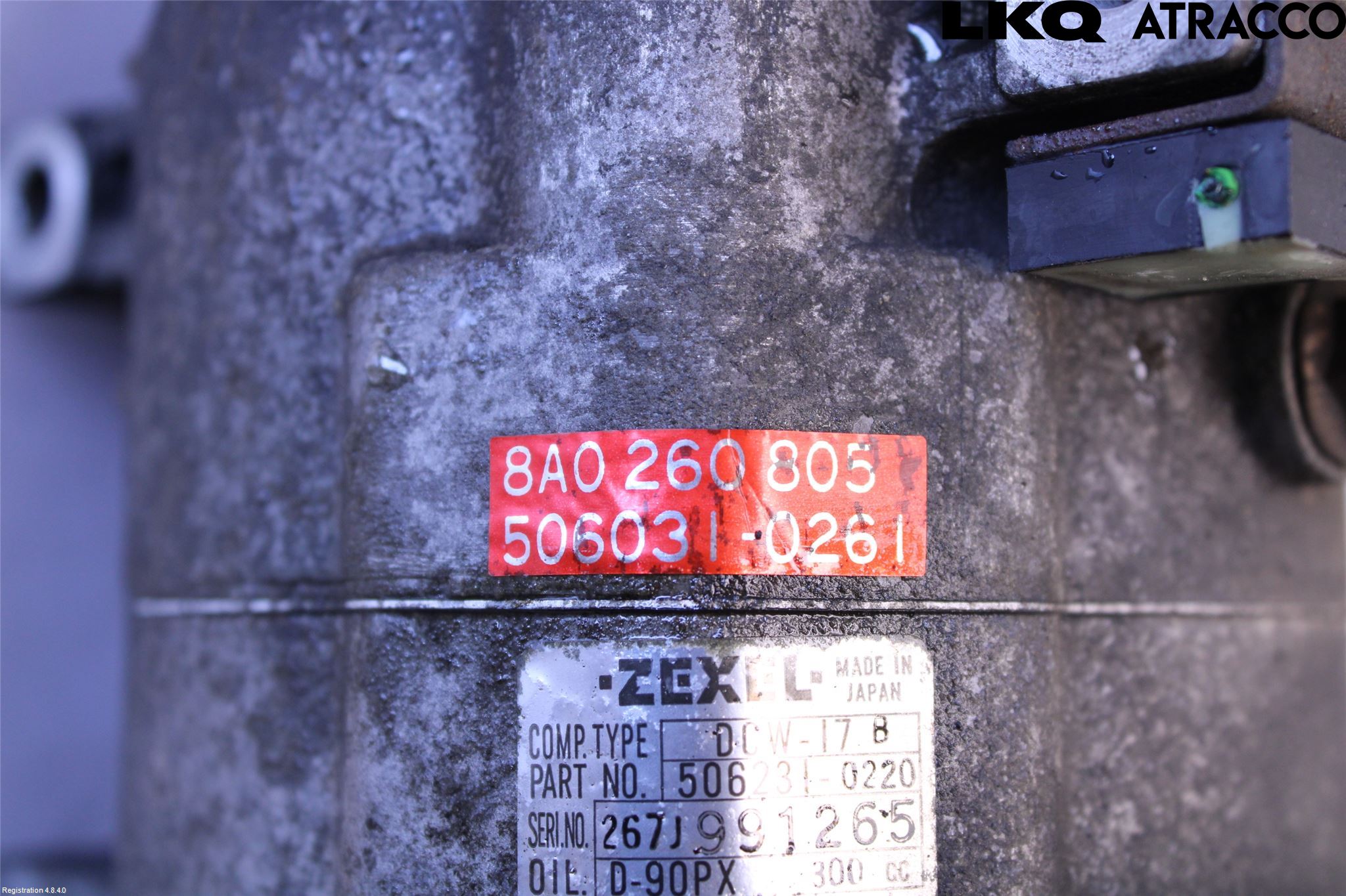 Audi 80/S2 92-95 Varme Ac Kompressor