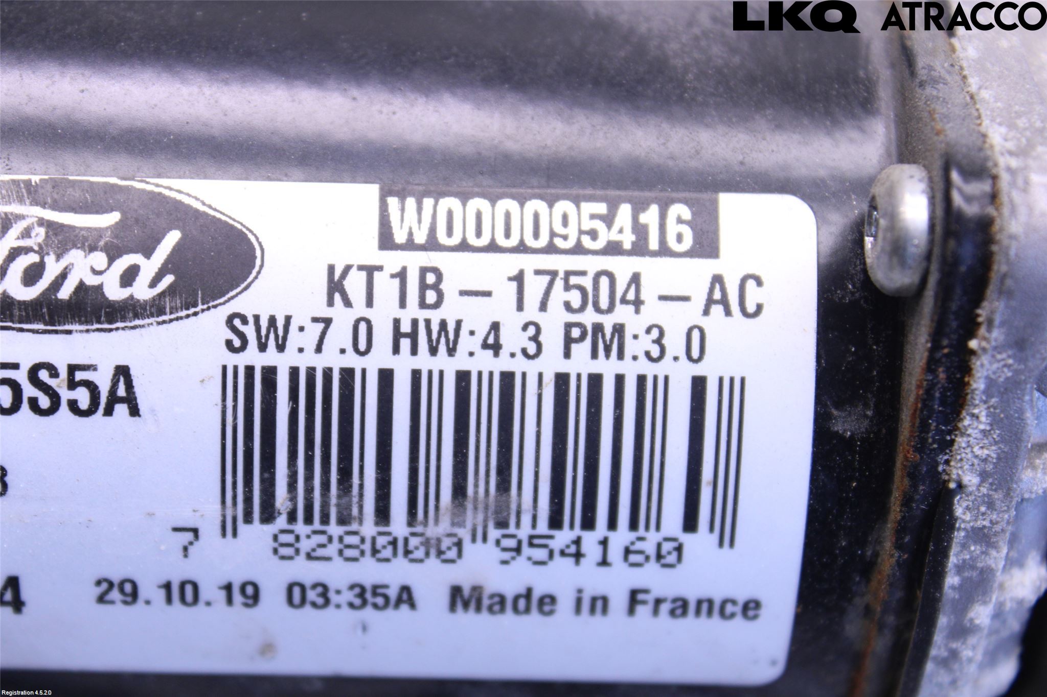 Ford TRANSIT/TOURNEO CONNECT 13-22 Viskermotor Frontrute