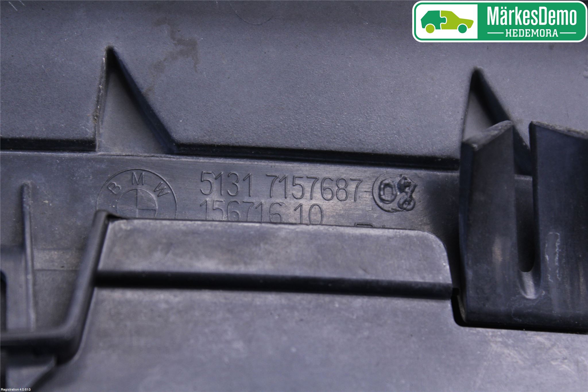 BMW X6 E71/E72   08-14 Grilldel Venstre