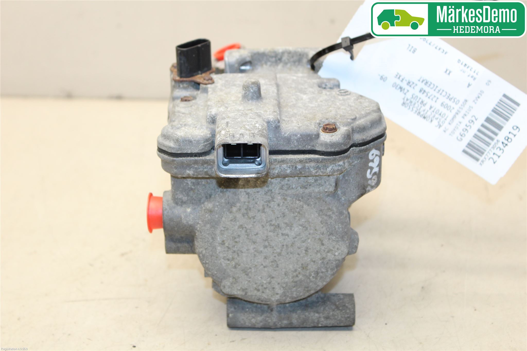 Toyota PRIUS ZVW30 09-20 Varme Ac Kompressor