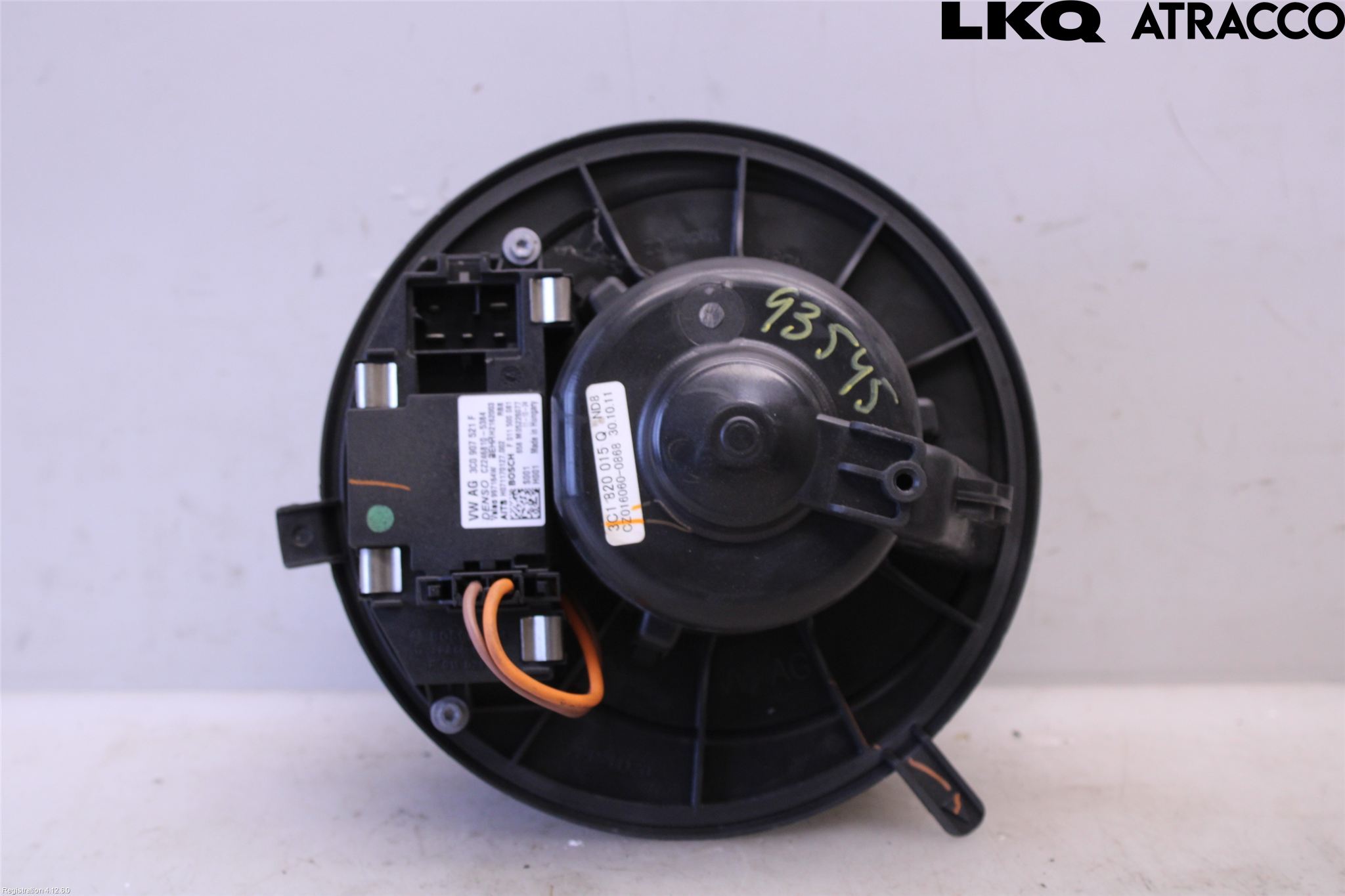 Volkswagen VW PASSAT 11-14 Varme Ac Varmeapparatvifte