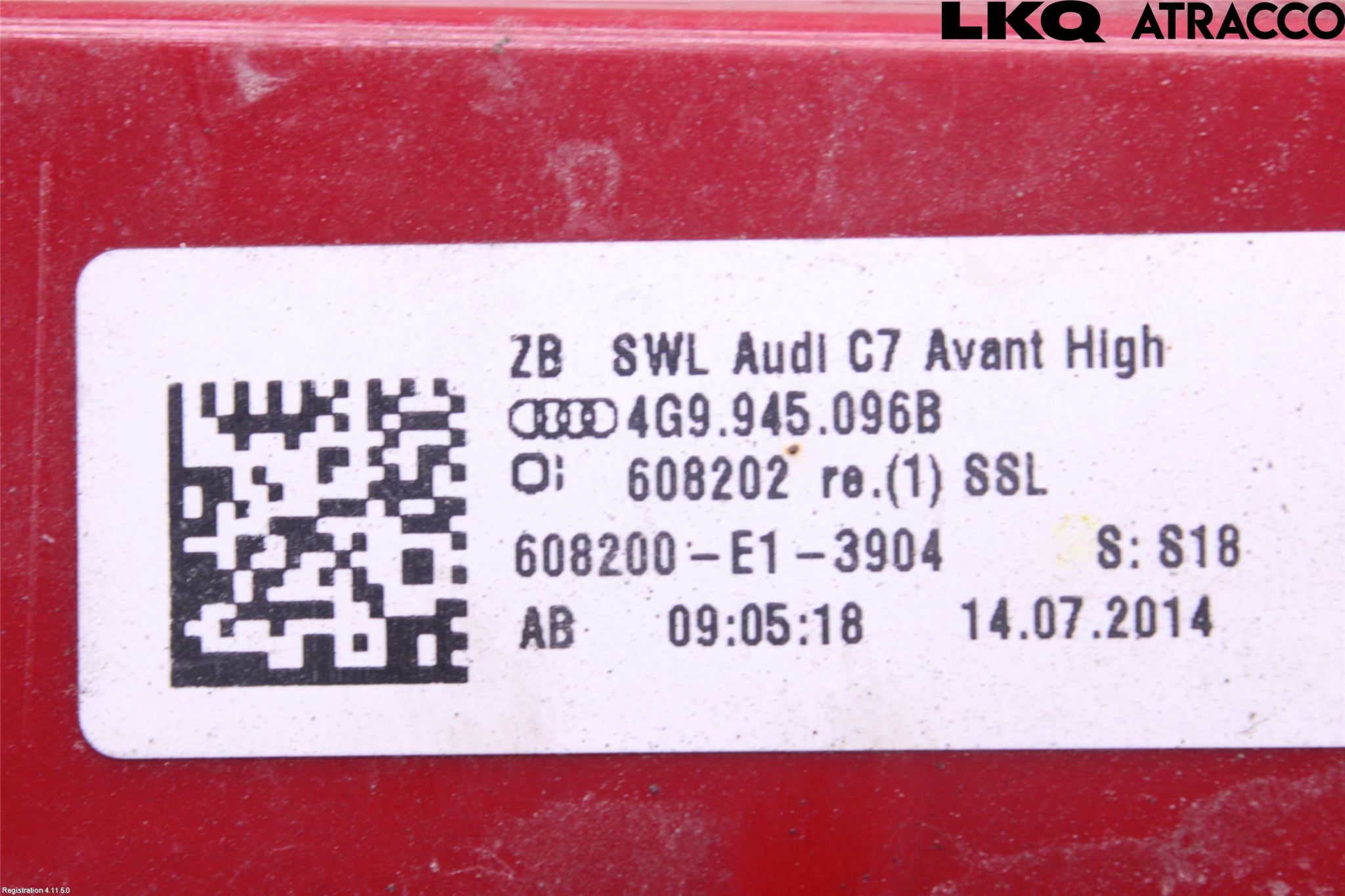 Audi A6/S6 4G 11-18 Baklykt Høyre