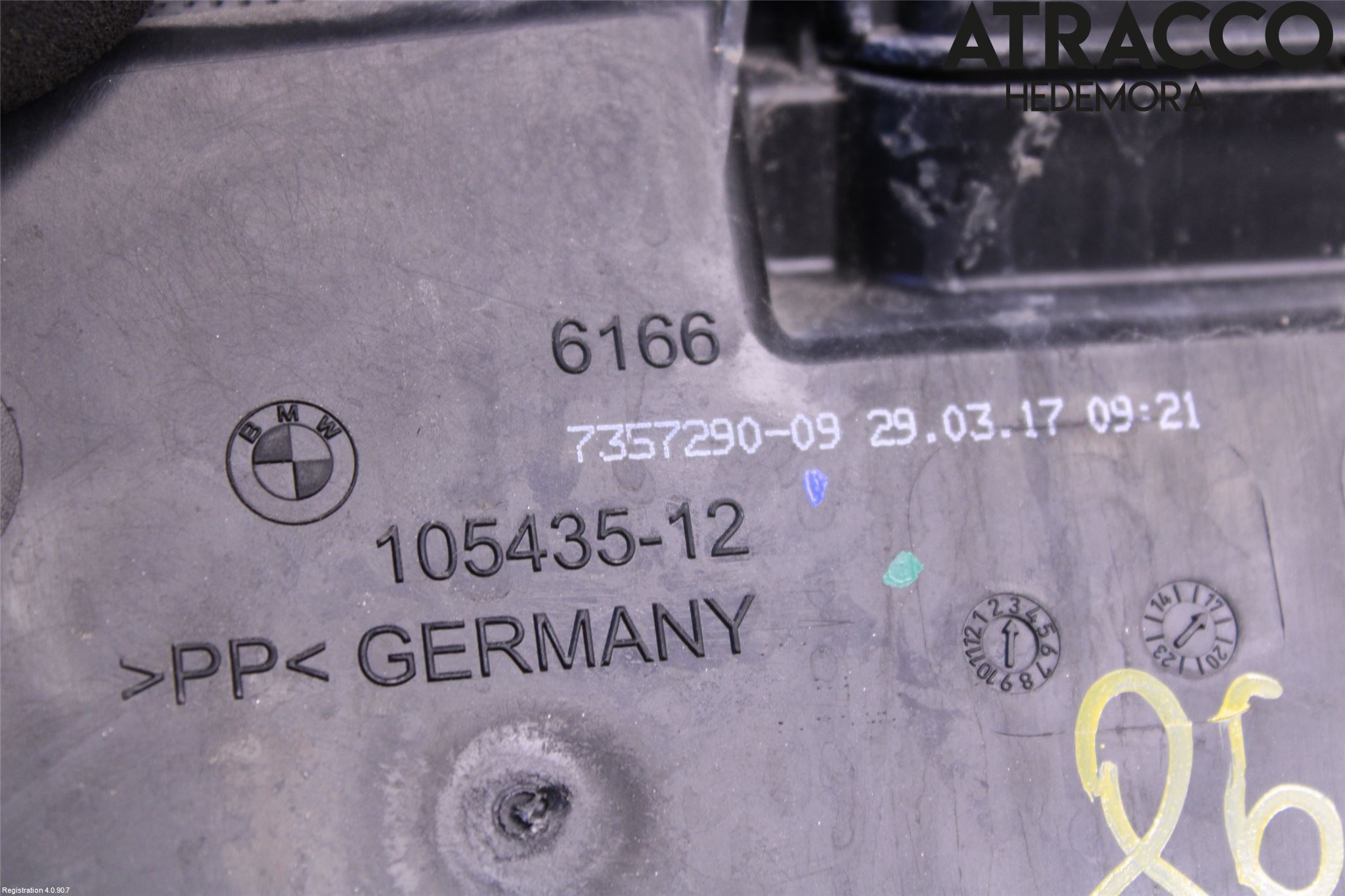 BMW 5 G30/G31/F90 17-23 Spylerbeholder Frontrute