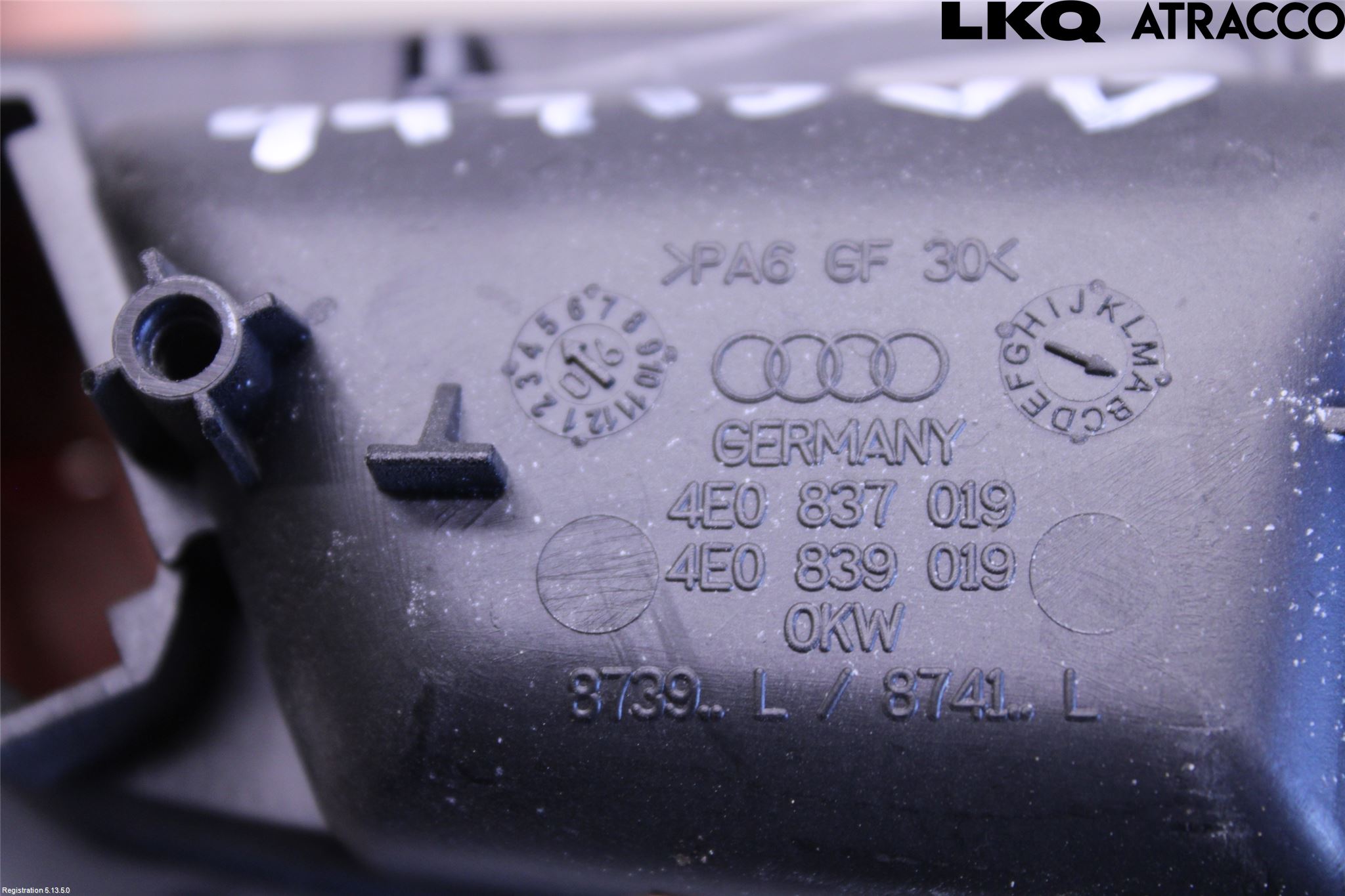 Audi A6/S6     05-11 Innr Dørhandtak V Indre