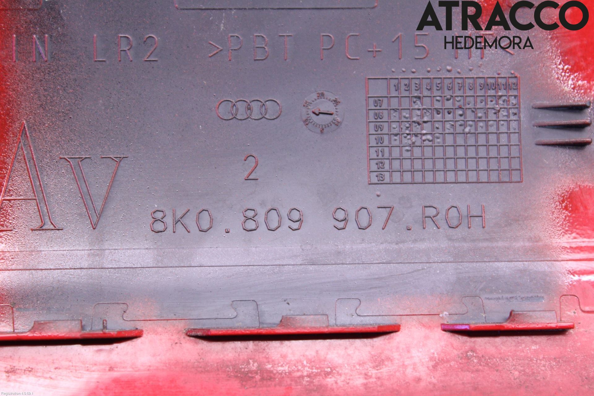 Audi A4/S4 08-11 Drivstoff Tankluke