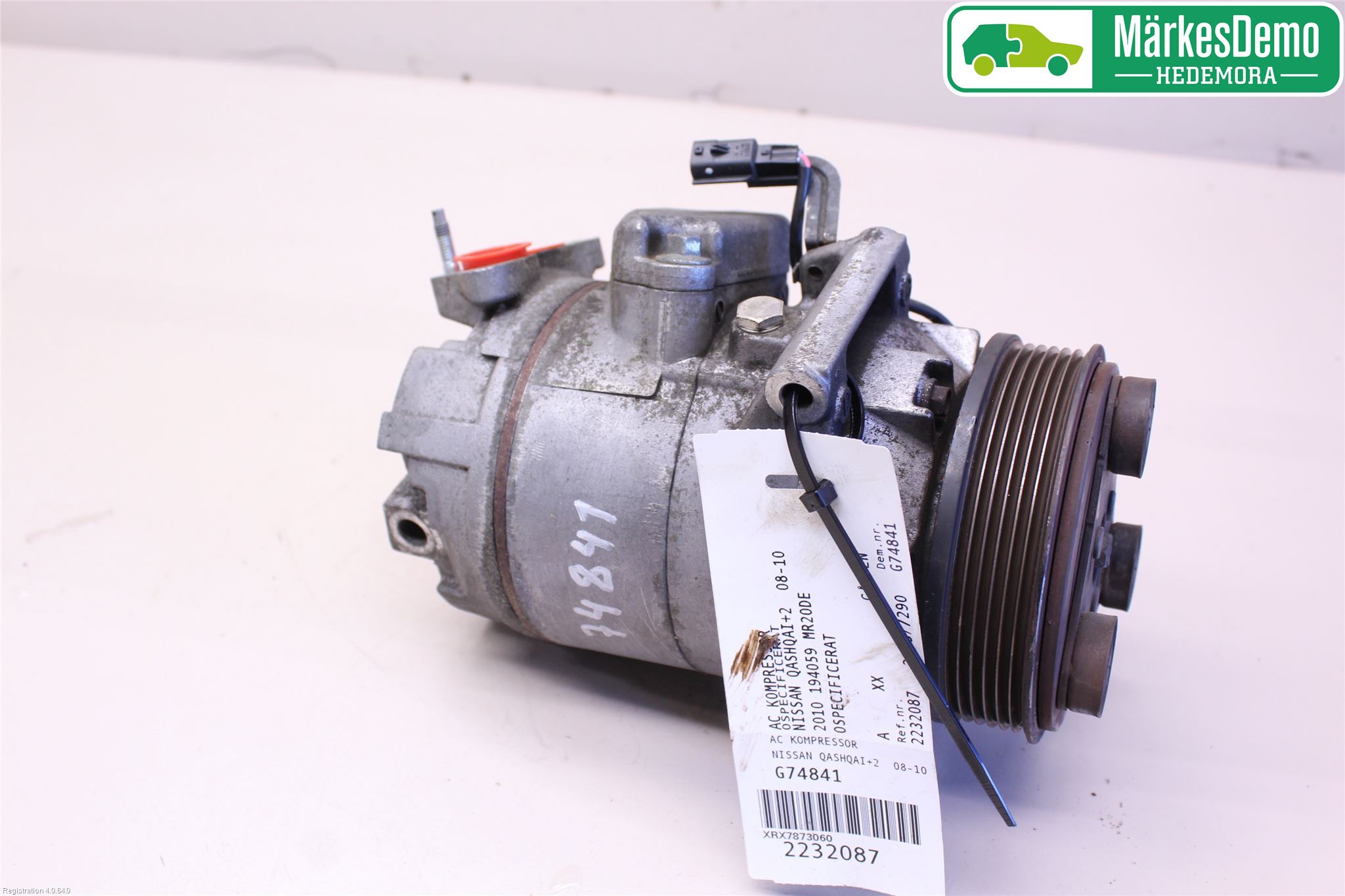 Nissan QASHQAI+2  08-10 Varme Ac Kompressor