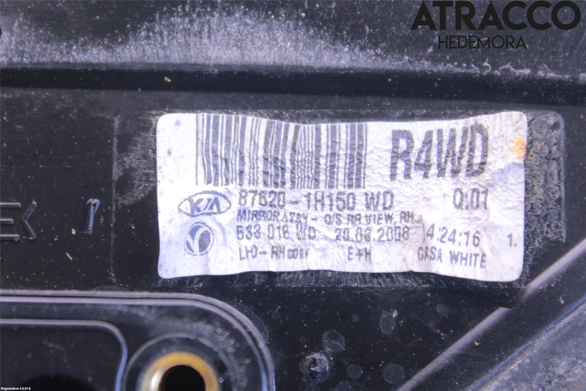 Kia CEED 06-12 Speil H M-El Justering