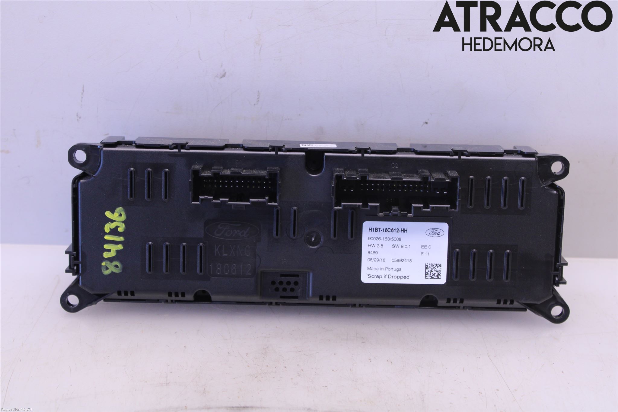 Ford FIESTA (VII) 18-23 Varme Ac Betjening-Display