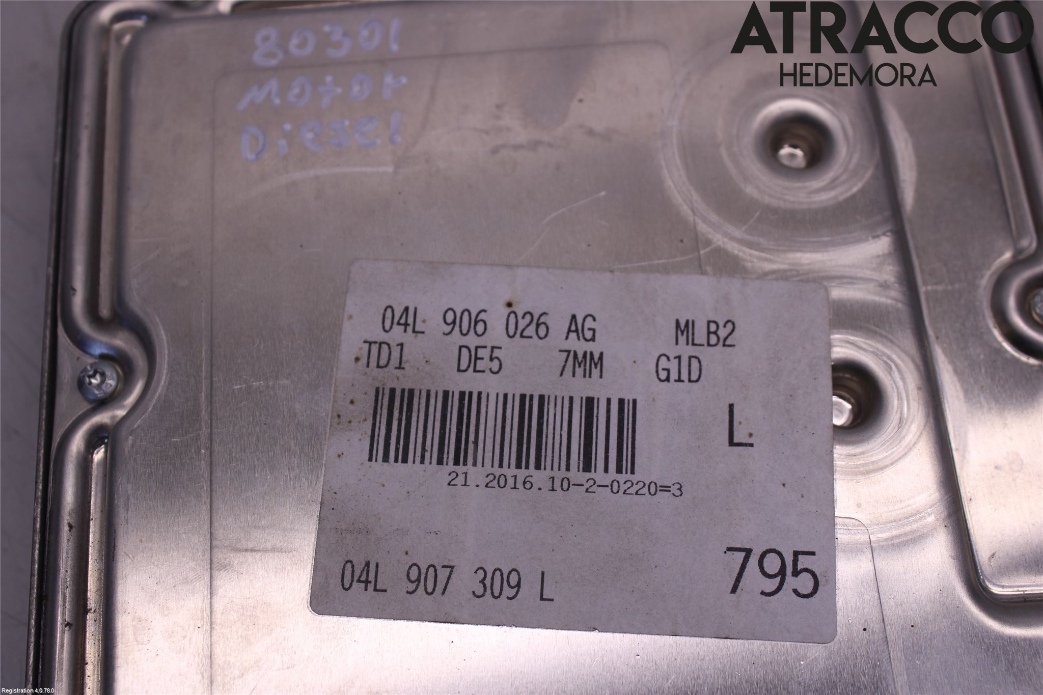 Audi A4/S4 B9 16-19 Styreenhet Dieselpumpe