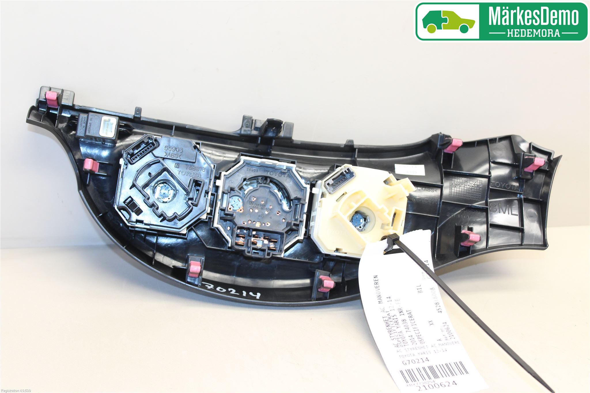 Toyota YARIS XP130 12-14 Varme Ac Betjening-Display
