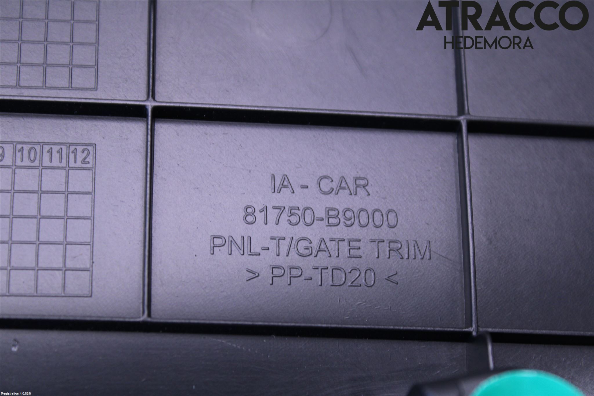 Hyundai i10 BA 14-16 Innr Bakluketrekk
