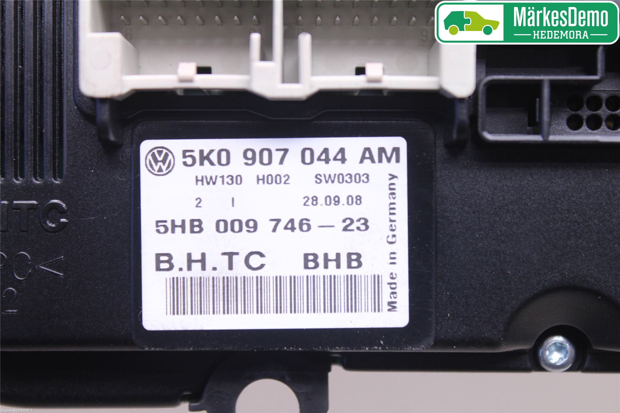 Volkswagen VW PASSAT CC 08-16 Varme Ac Betjening-Display