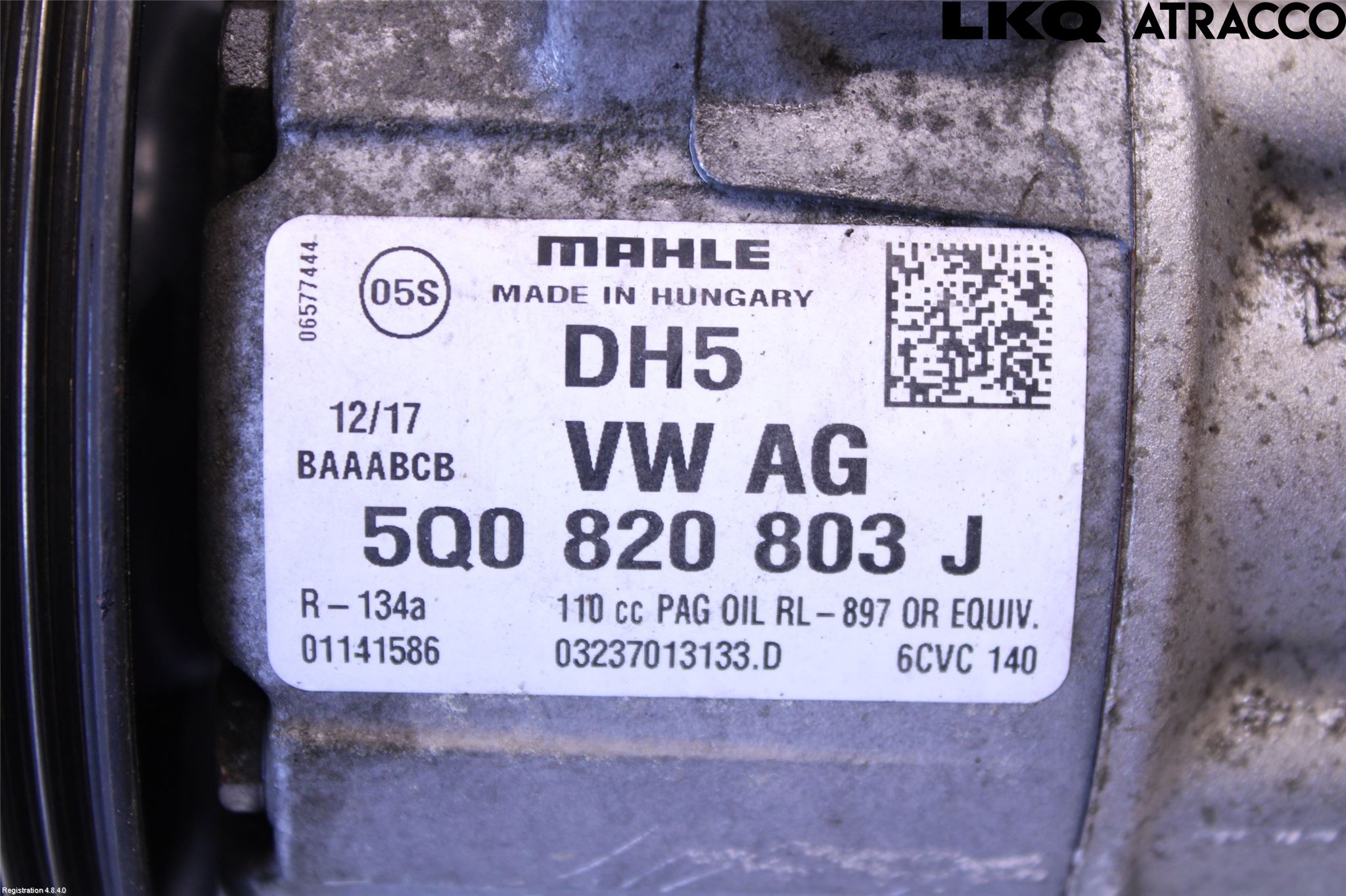 Volkswagen VW CADDY 16-20 Varme Ac Kompressor
