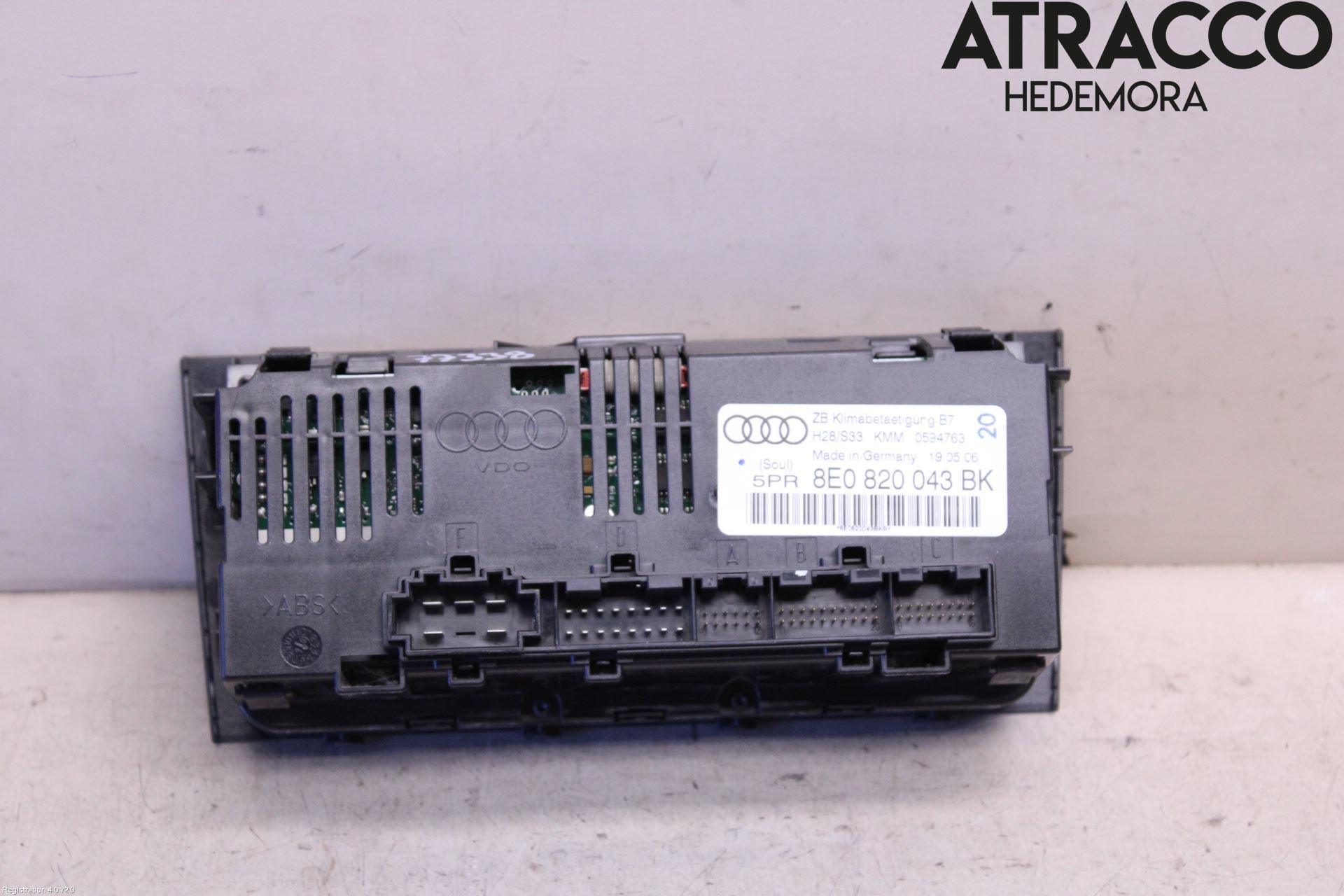 Audi A4/S4 05-07 Varme Ac Betjening-Display