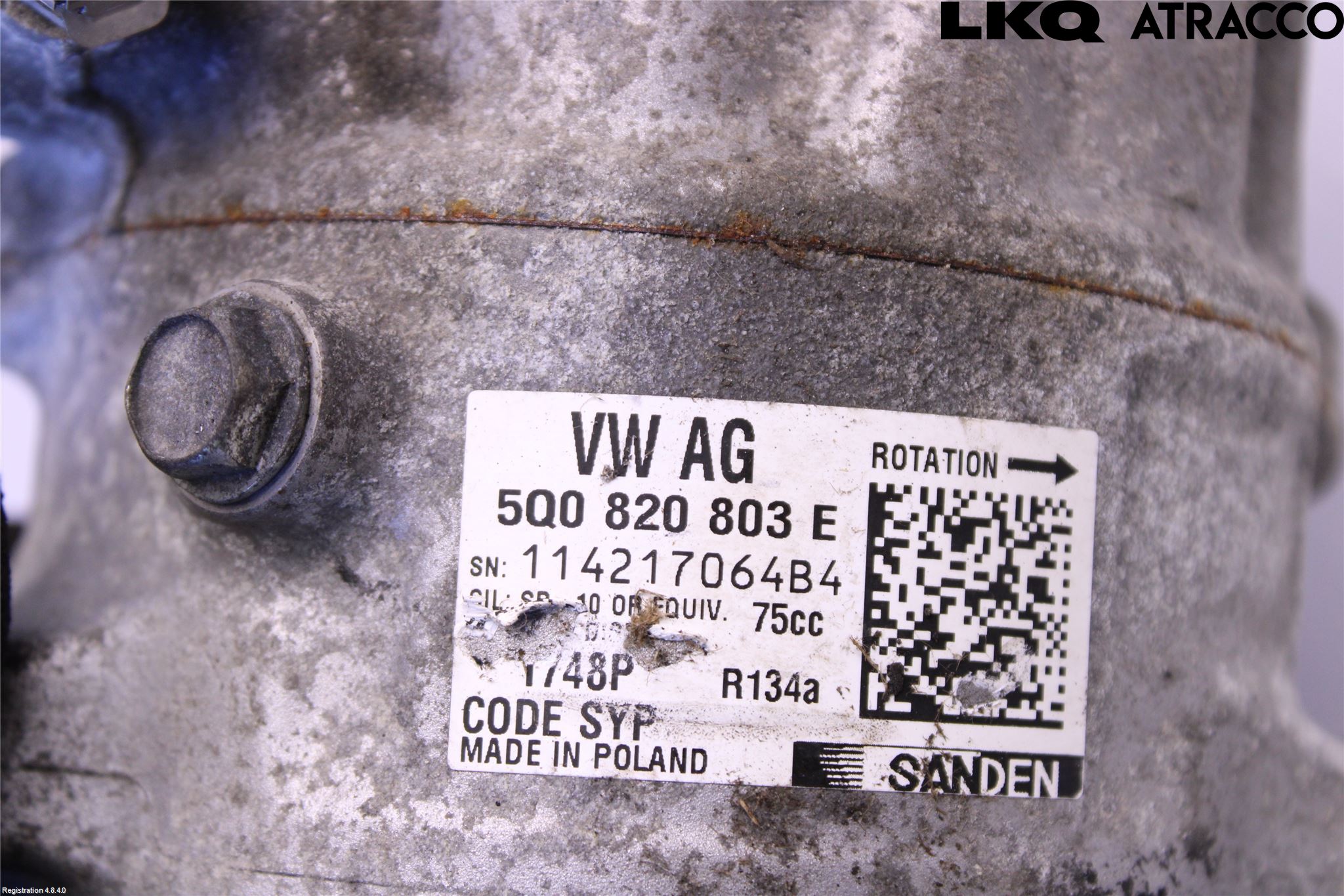 Skoda OCTAVIA (5E) 13-20 Varme Ac Kompressor