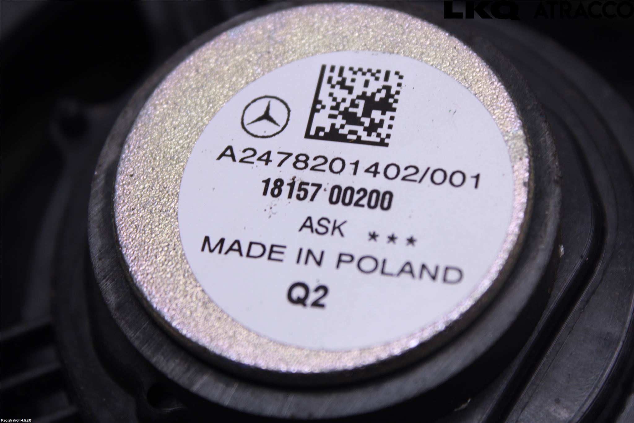 Mercedes-Benz MB A-KLASS (W177) 18- Innr Høyttaler