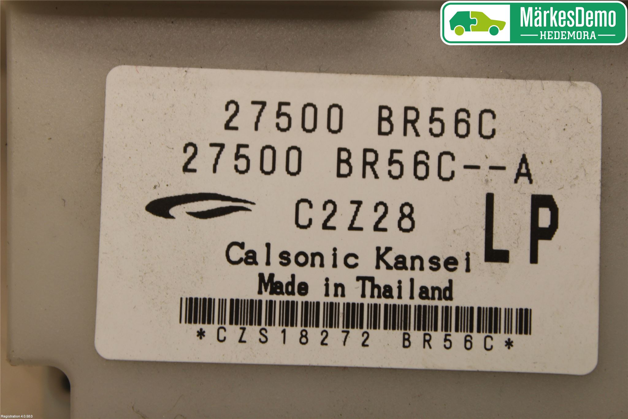 Nissan QASHQAI 10-14 Varme Ac Betjening-Display