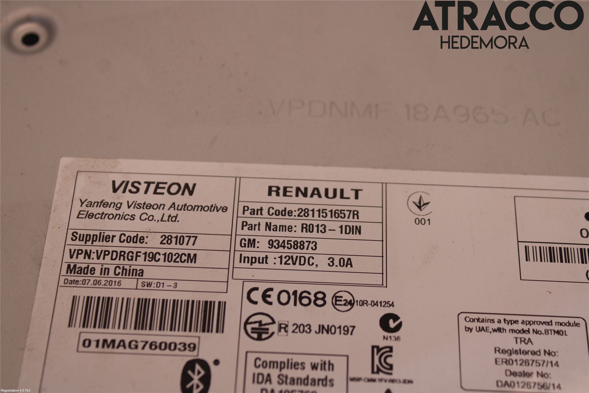 Nissan NV300 16-22 Stereo Radio Med Cd