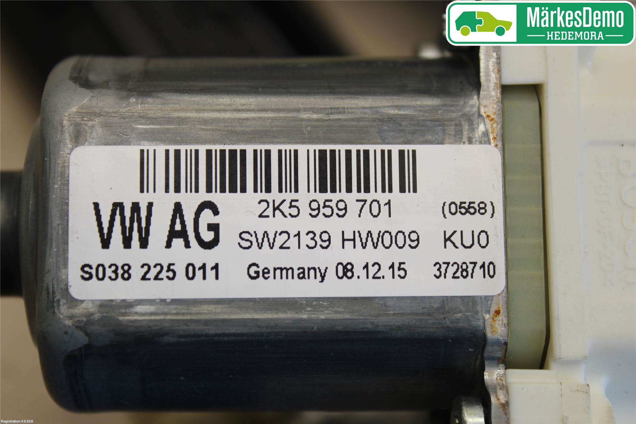 Volkswagen VW CADDY 16-20 Vindusheis El Komp