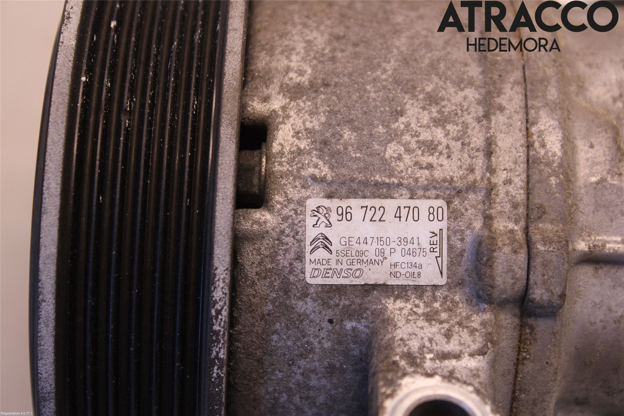 Peugeot 208 12-15 Varme Ac Kompressor