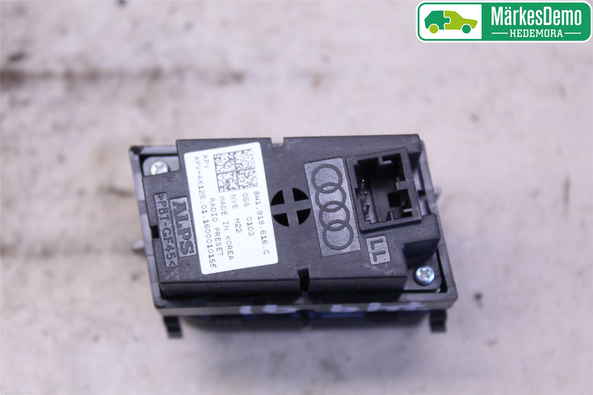 Audi A4/S4 B9 16-19 Stereo Radio Med Cd