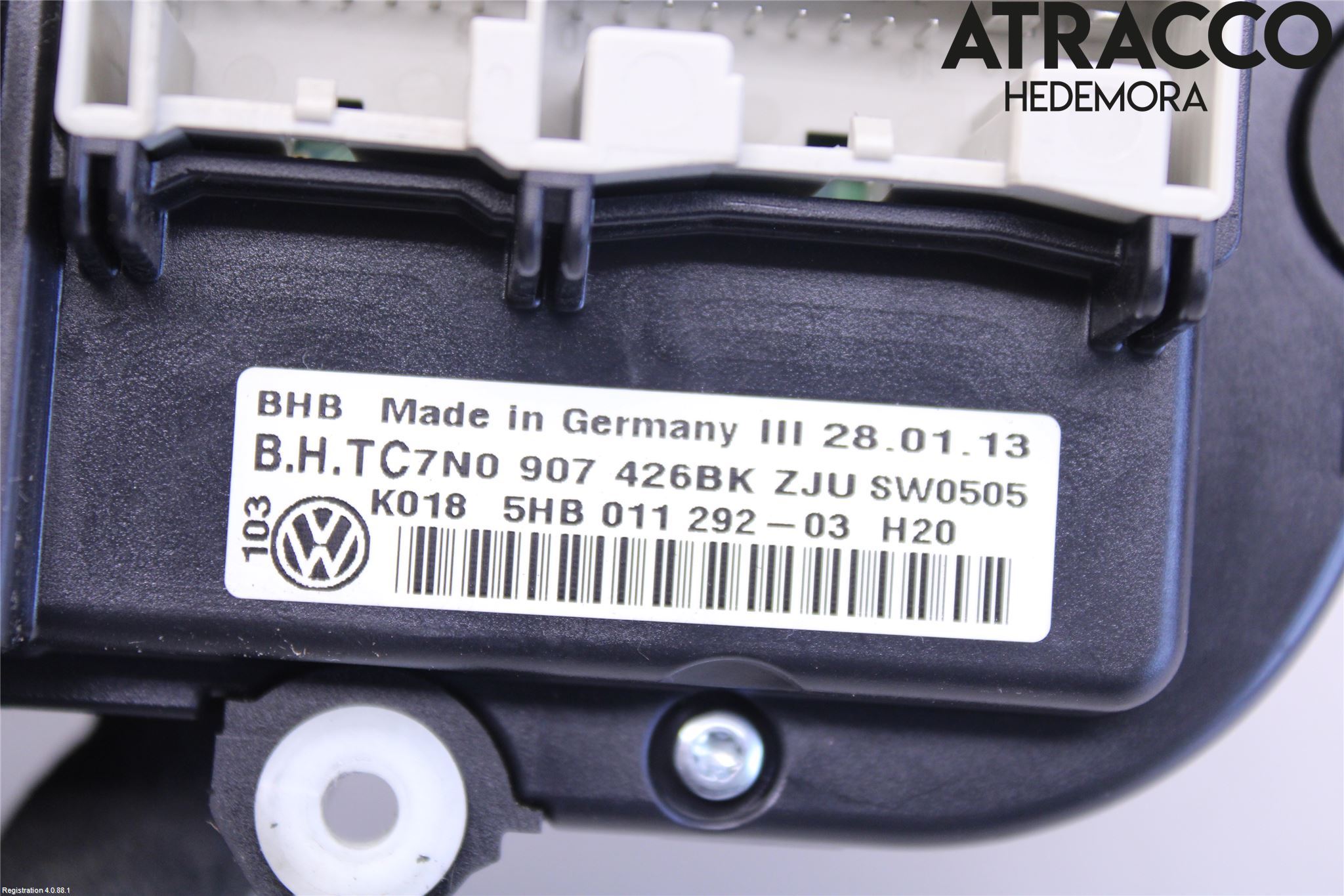 Volkswagen VW CADDY 11-15 Varme Ac Betjening-Display