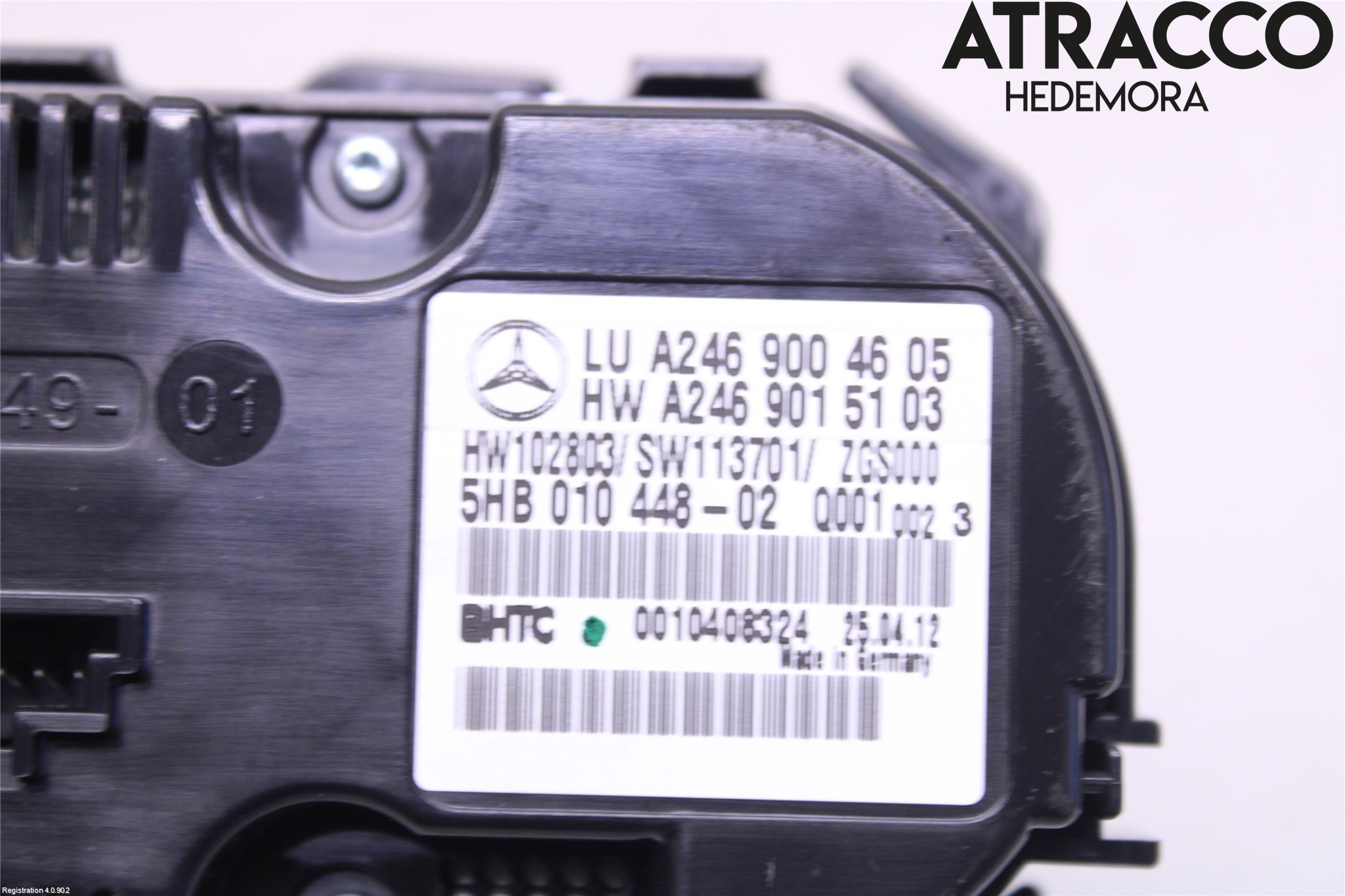 Mercedes-Benz MB B-KLASS (W245) 05-12 Varme Ac Betjening-Display