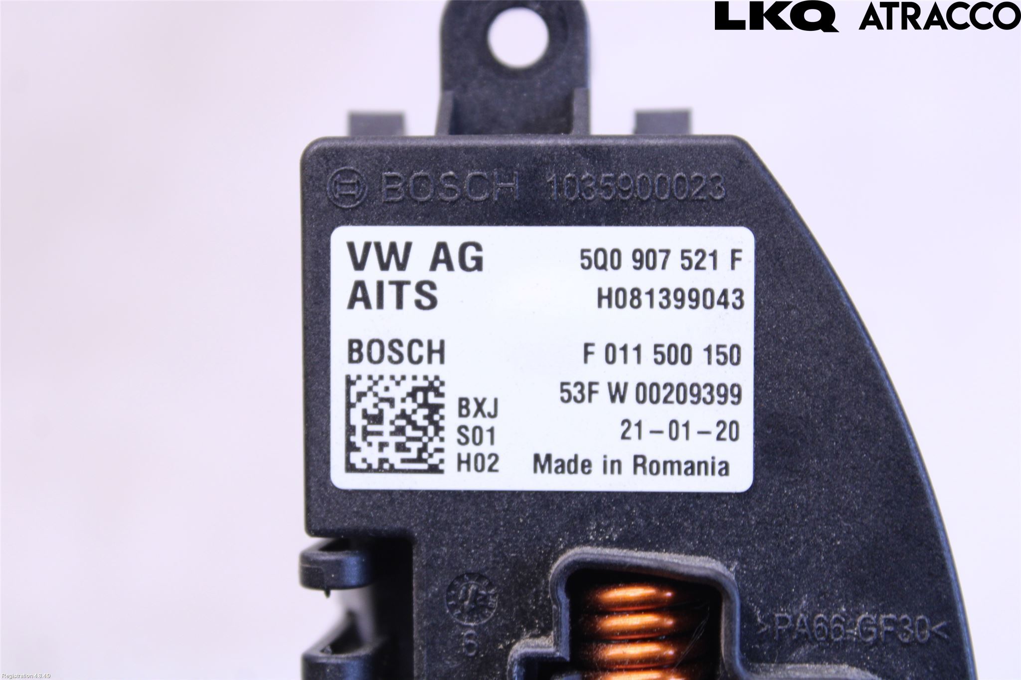 Volkswagen VW TRANSP/CARAVELLE (T6) 16-22 Varmeapparat Viftemotstand