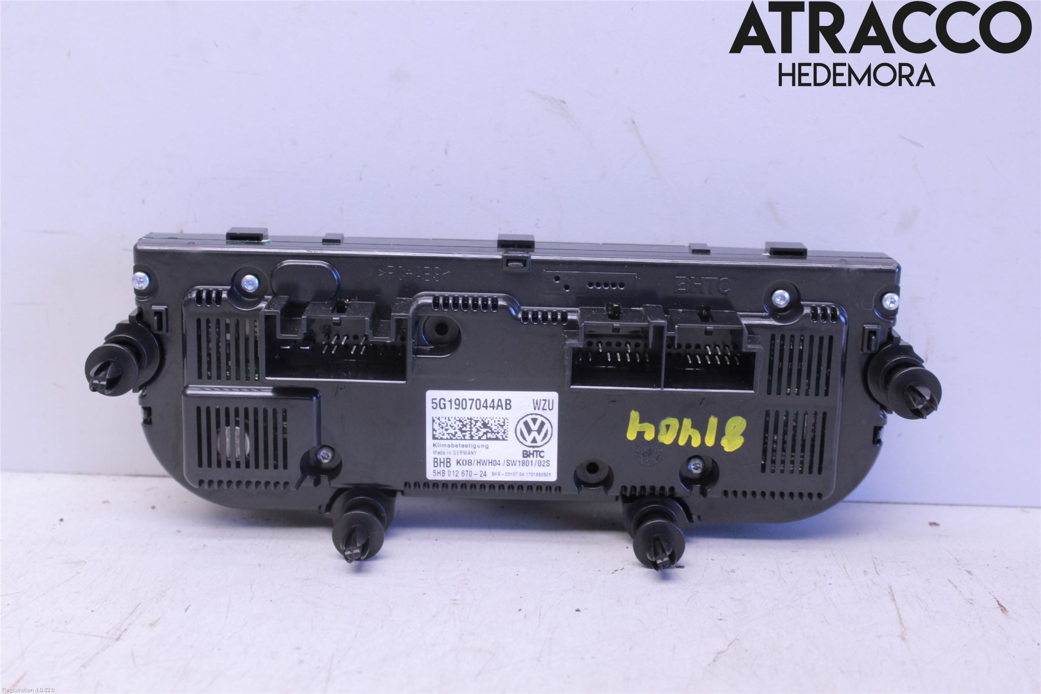 Volkswagen VW GOLF / E-GOLF VII 13-20 Varme Ac Betjening-Display