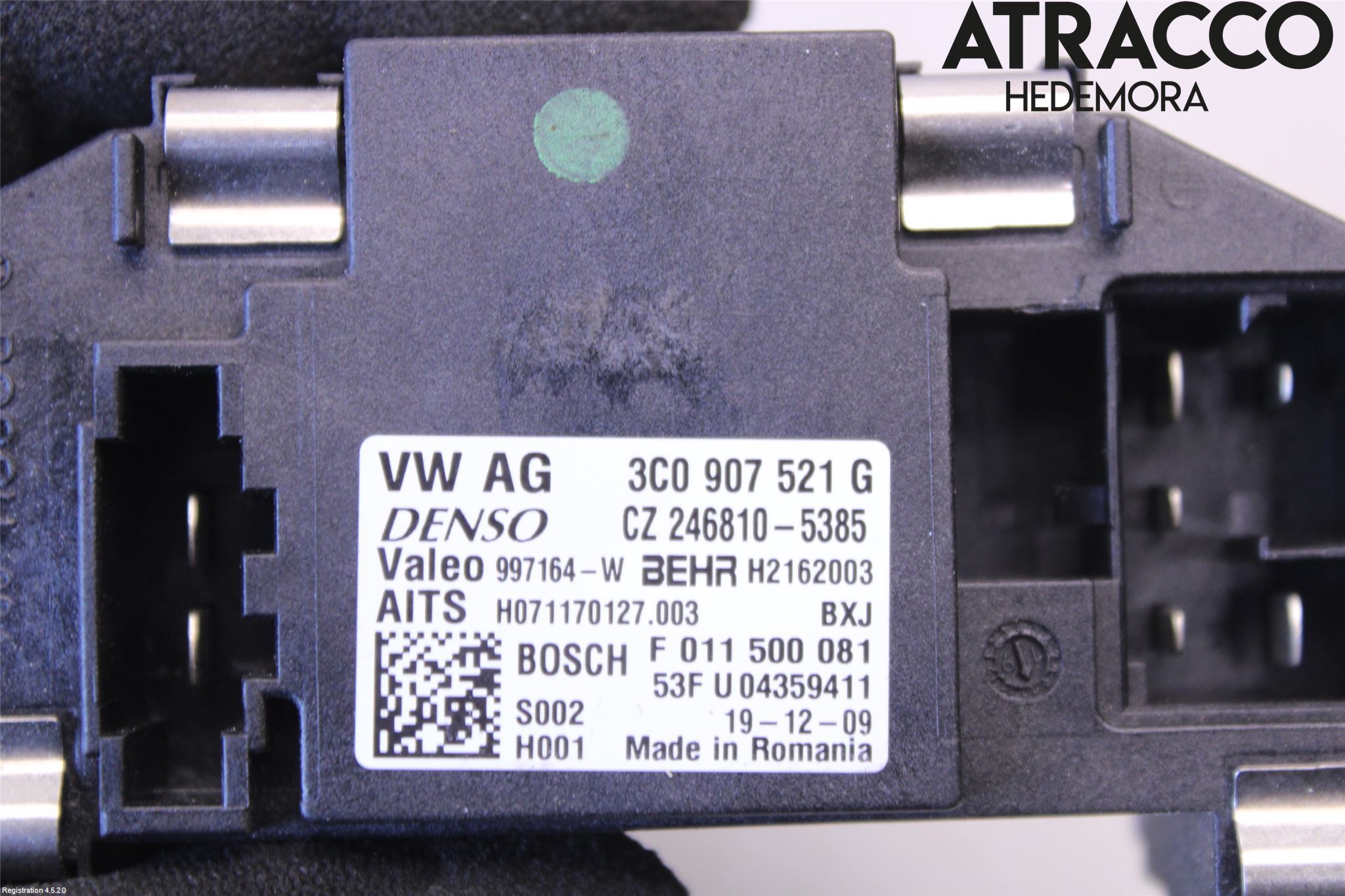 Volkswagen VW AMAROK 2H 10-22 Varmeapparat Viftemotstand