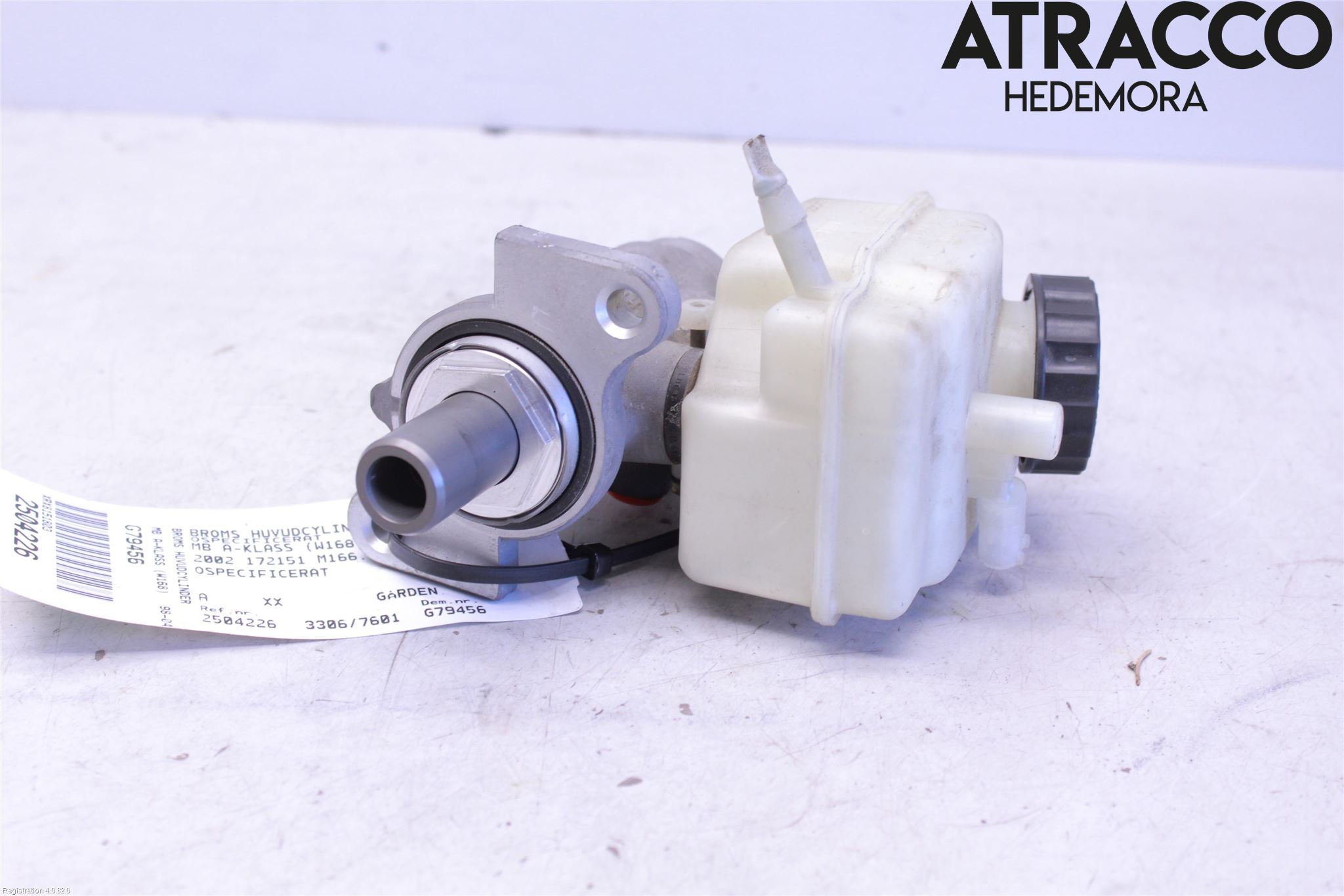 Mercedes-Benz MB A-KLASS (W168) 98-04 Brems Hovedsylinder