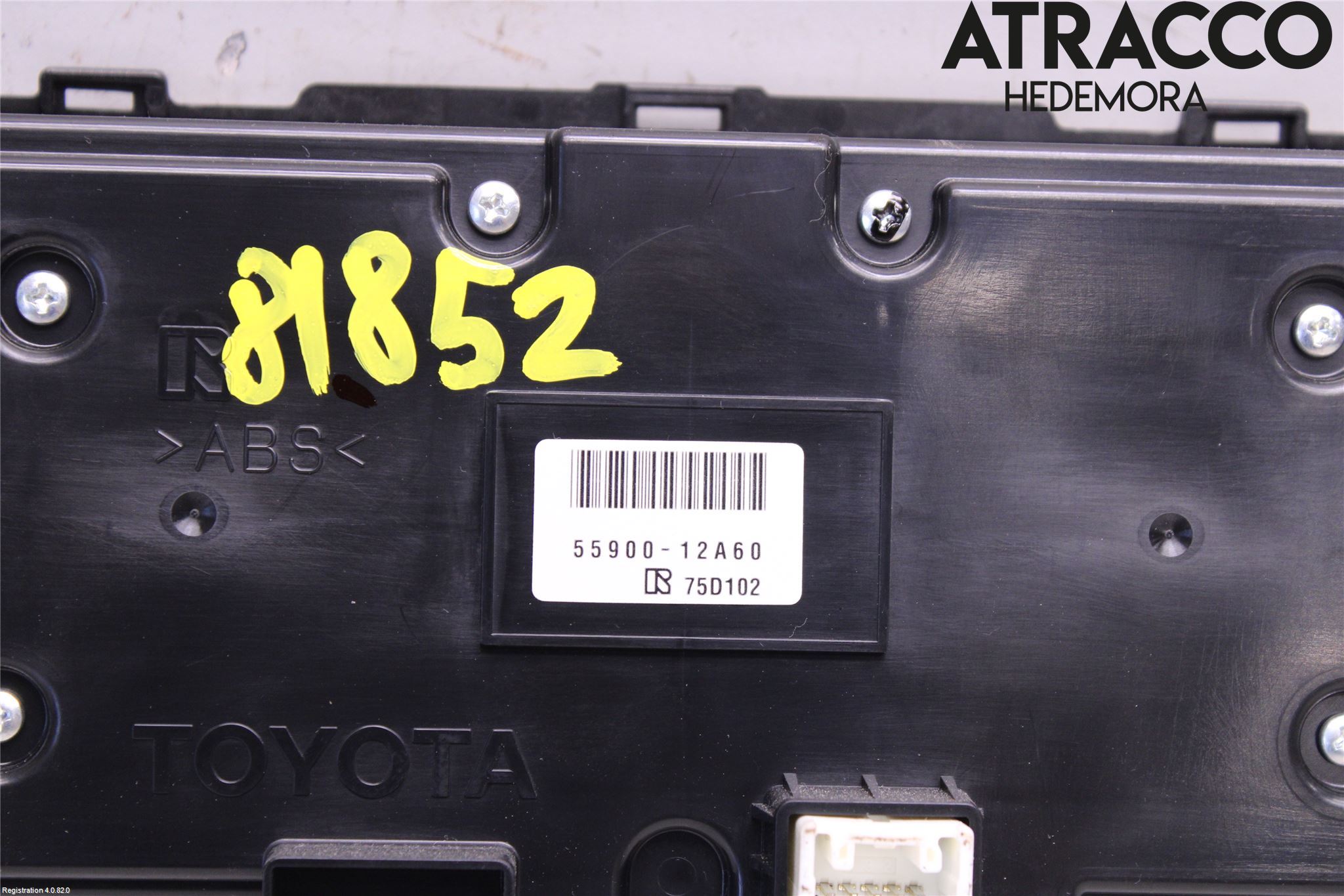 Toyota COROLLA 08-12 Varme Ac Betjening-Display