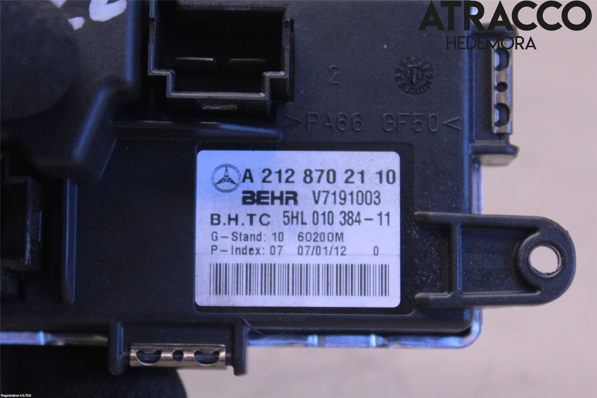Mercedes-Benz MB C-KLASS (W204) 07-15 Varmeapparat Viftemotstand
