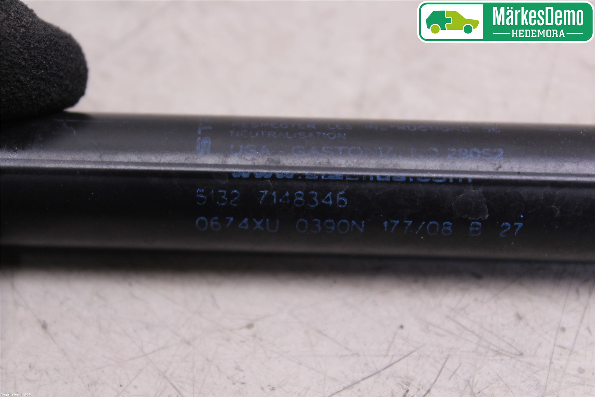 BMW X6 E71/E72   08-14 Panser Demper-Gassfjær