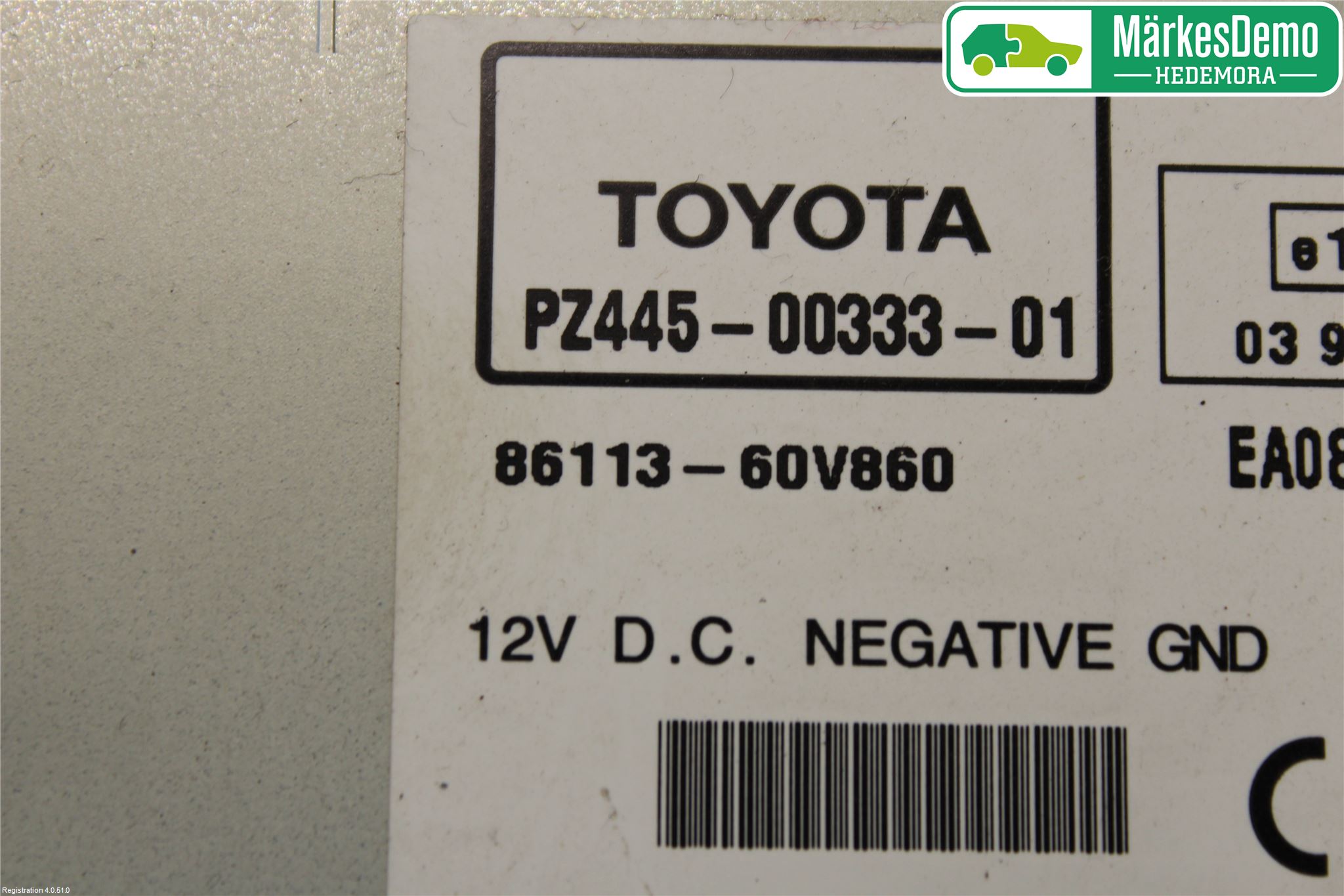 Toyota AVENSIS 09-15 Stereo Radio Med Cd