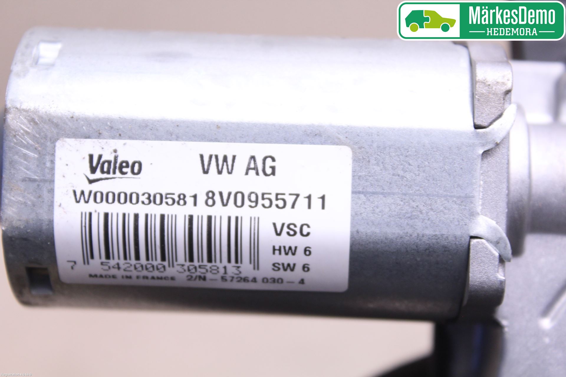 Audi A3/S3 8V 13-20 Viskermotor Bakluke