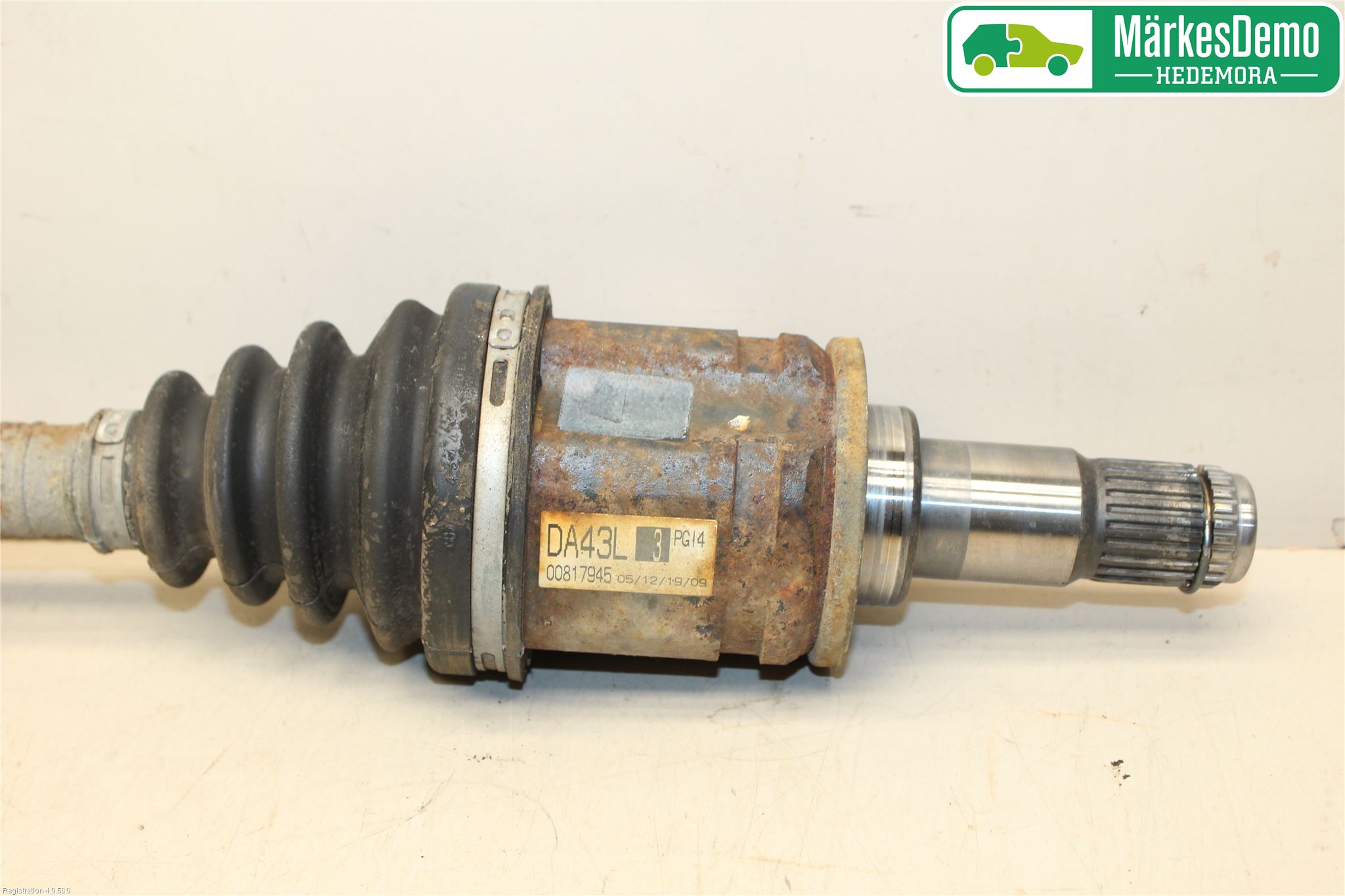 Toyota RAV 4 06-12 Drivaksel Foran Kompl Venstre