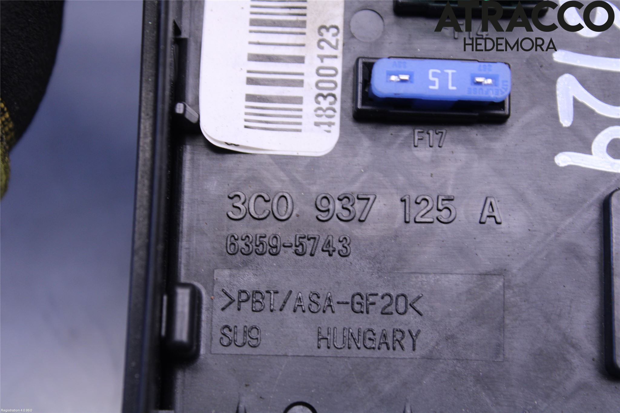 Volkswagen VW PASSAT 11-14 Sikringsboks - Elsentral