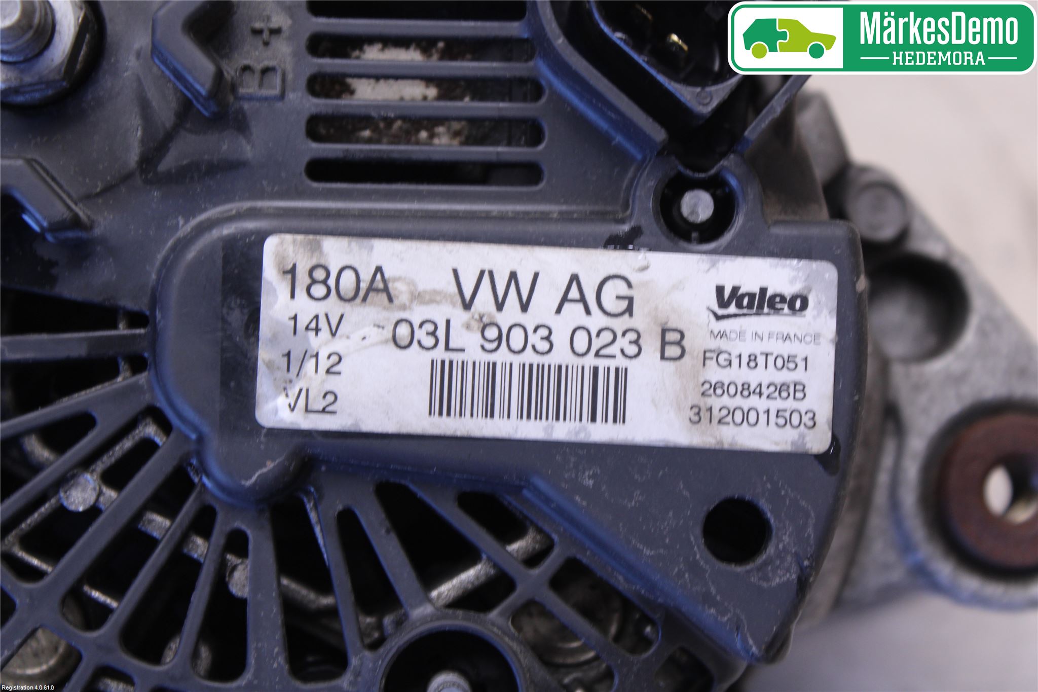 Volkswagen VW PASSAT 11-14 Dynamo