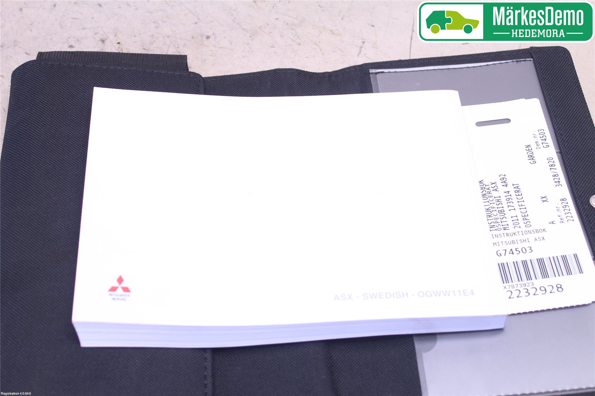 Mitsubishi ASX 10-22 Instruksjonsbok