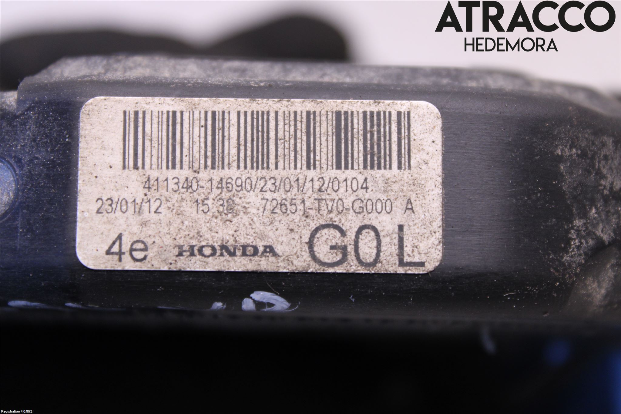 Honda CIVIC 12-16 Dørlås - Låsekasse