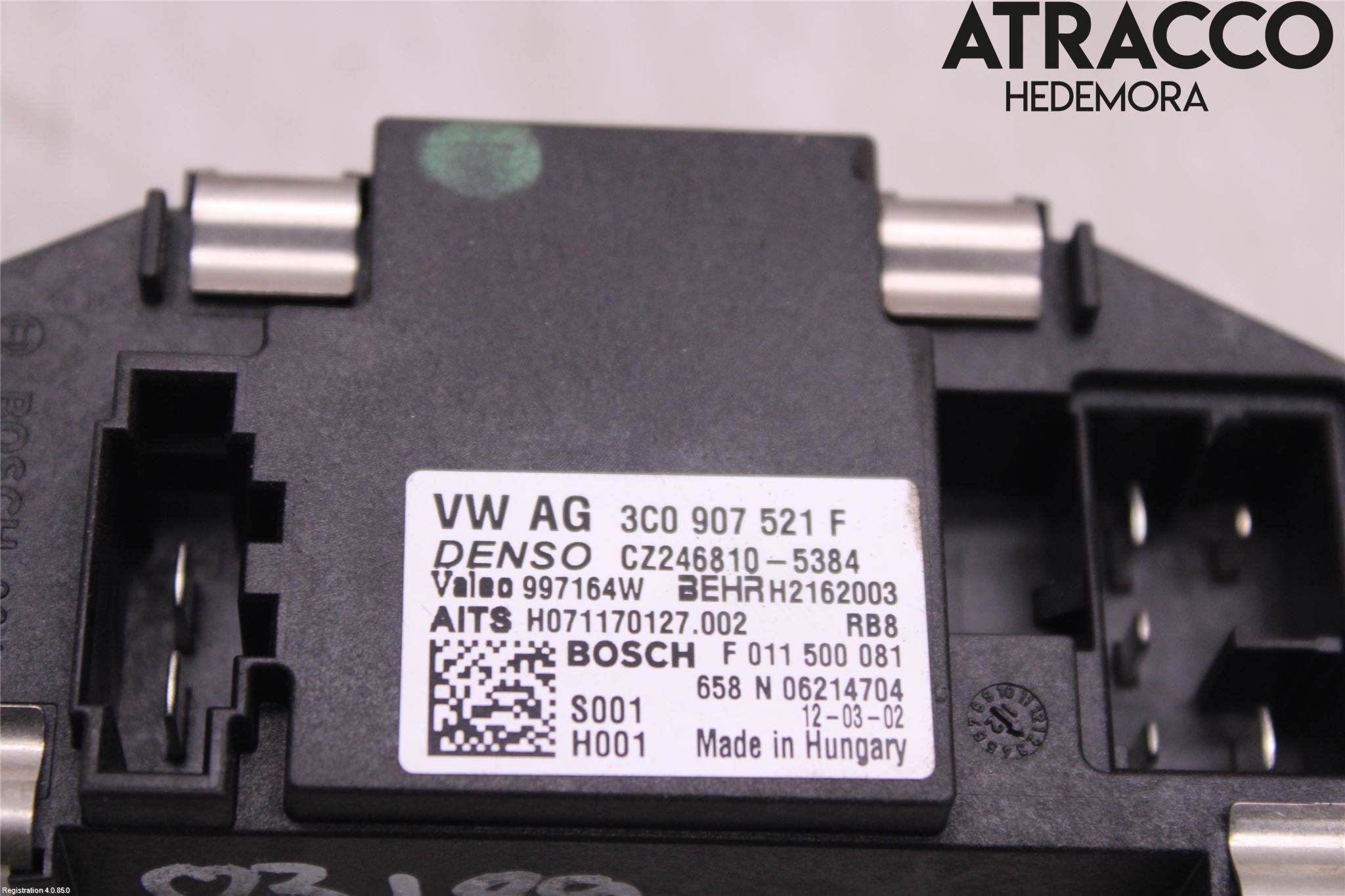 Volkswagen VW SCIROCCO 09-17 Varmeapparat Viftemotstand